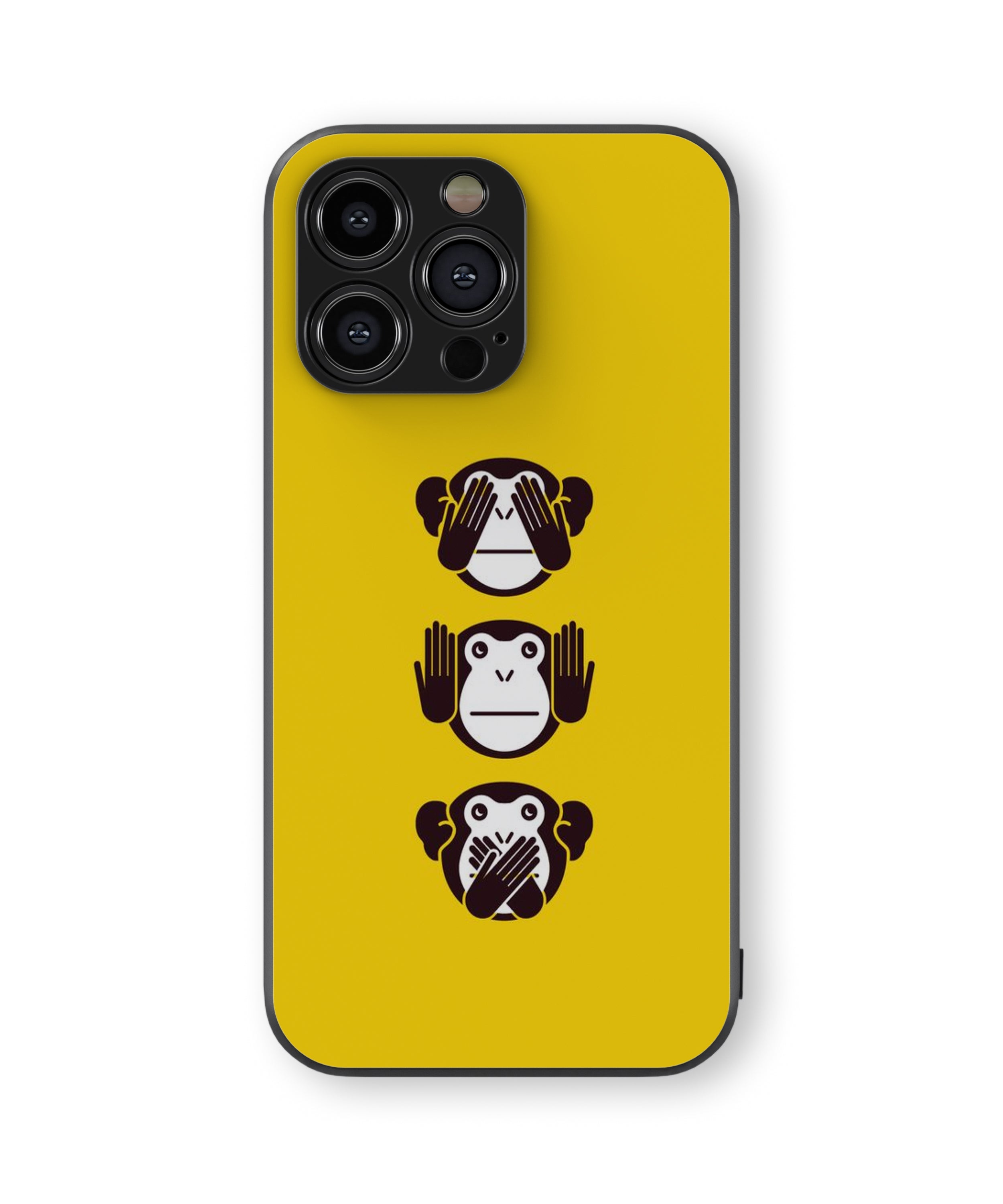 3 Monkey Hybrid Metal TPU Case