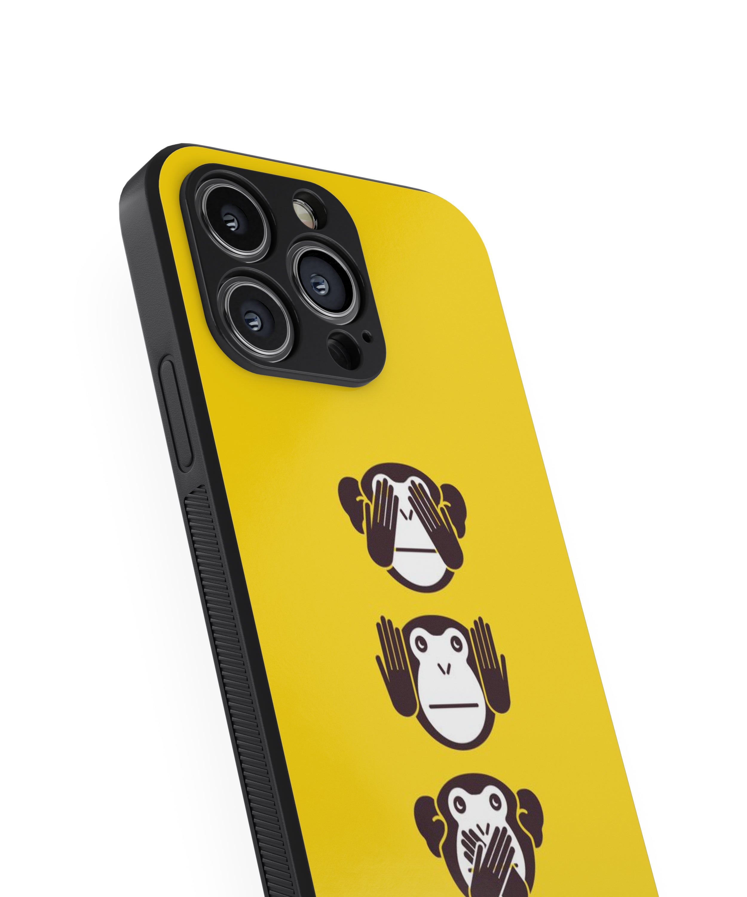 3 Monkey Hybrid Metal TPU Case