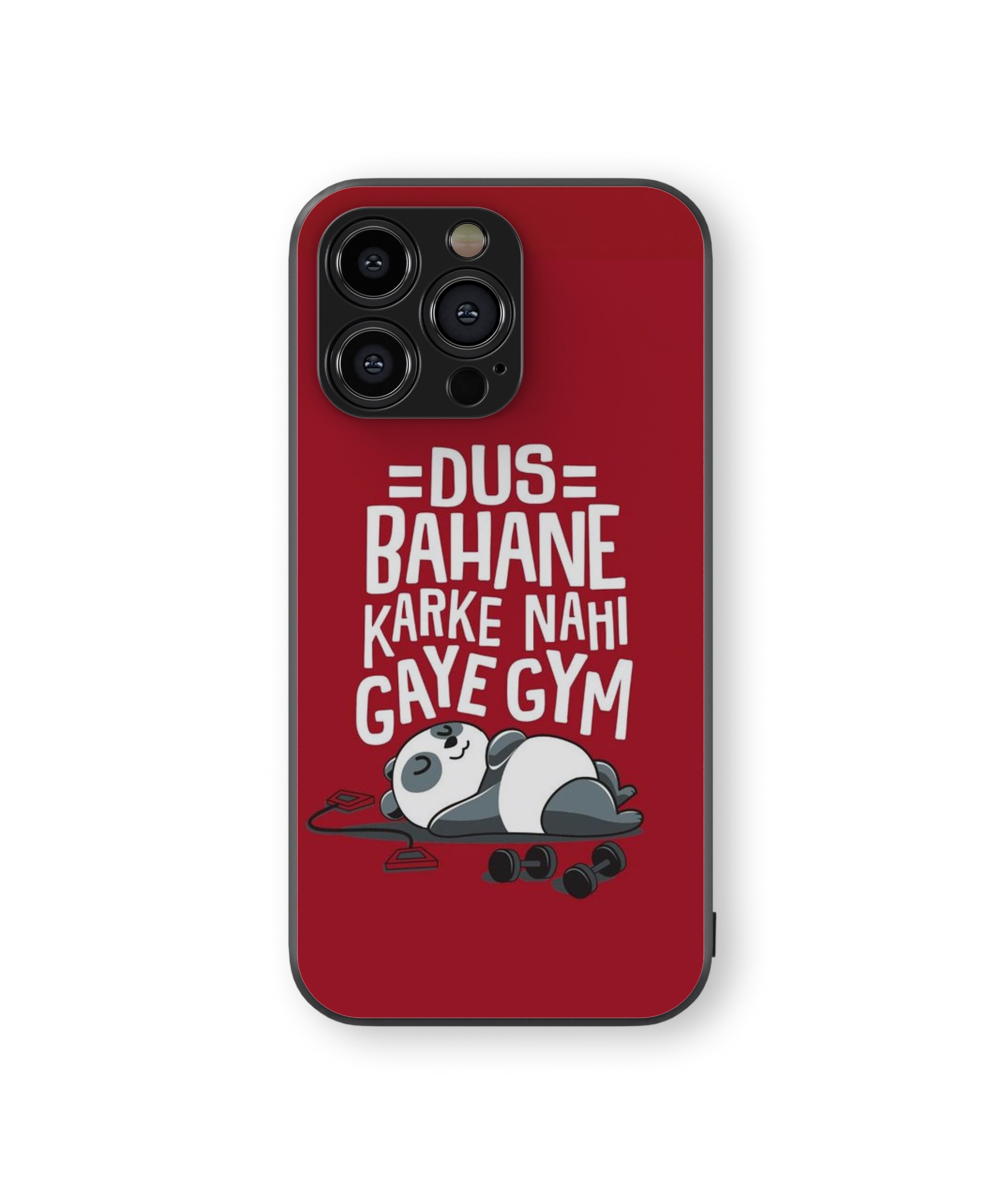 =DUS= BAHANE KARKE NAHI GAYE GYM, Hybrid Metal TPU Case