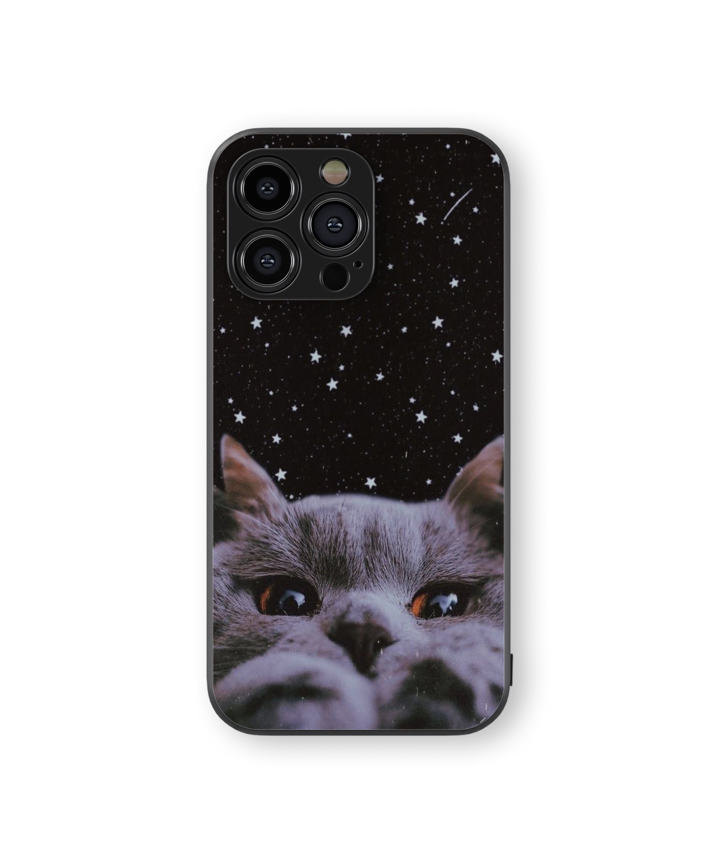 Star Night Cat Hybrid TPU Case