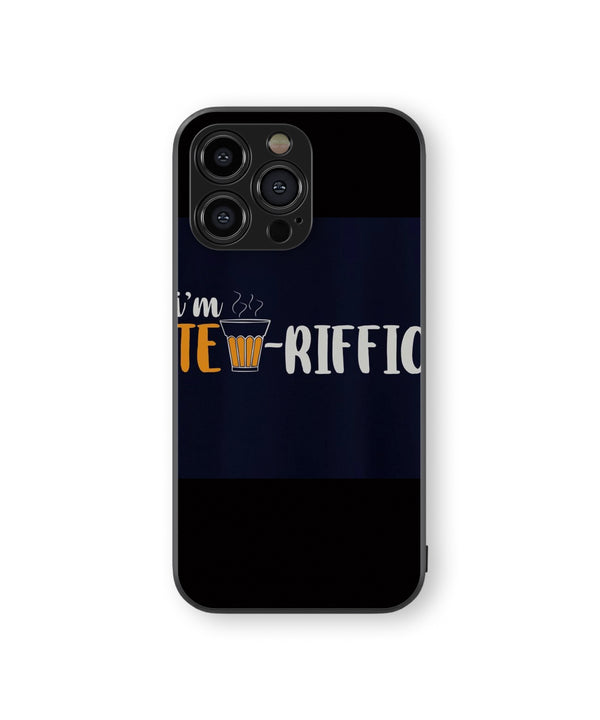 I am TEA-RIFFIC Hybrid Metal TPU Case