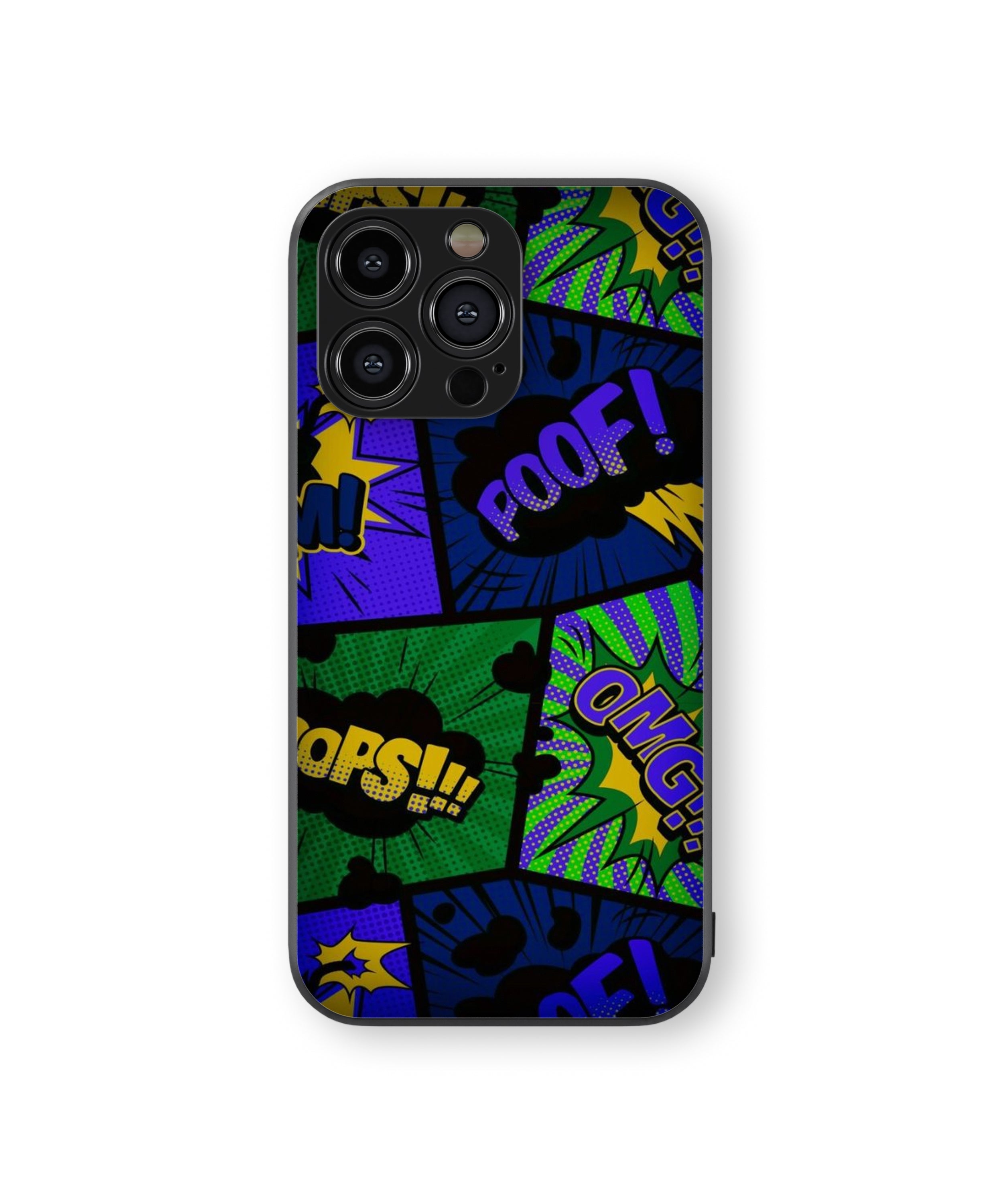 Poof Omg Colour Pattern Hybrid Metal TPU Case