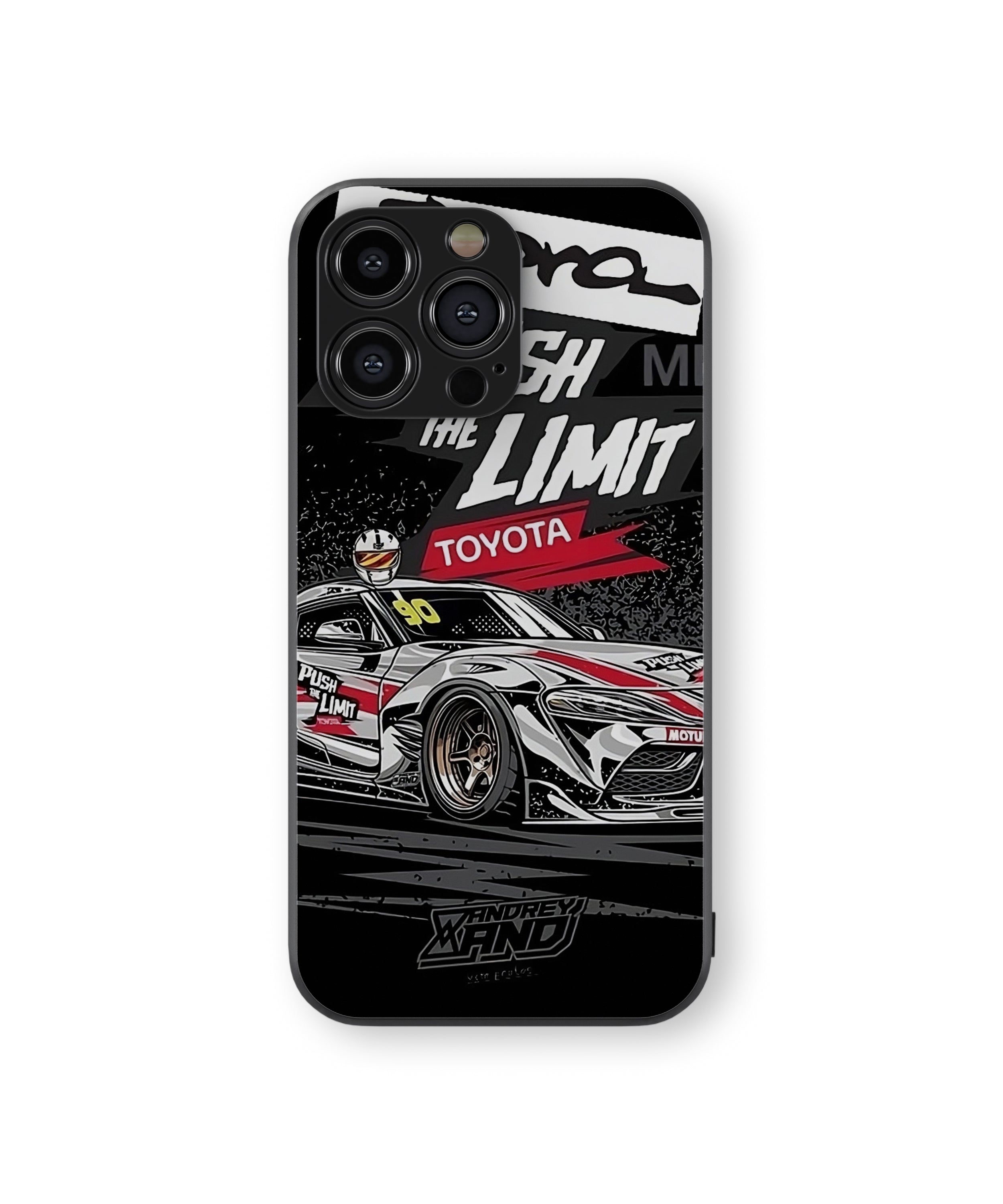 TOYOTA Hybrid Metal TPU Case