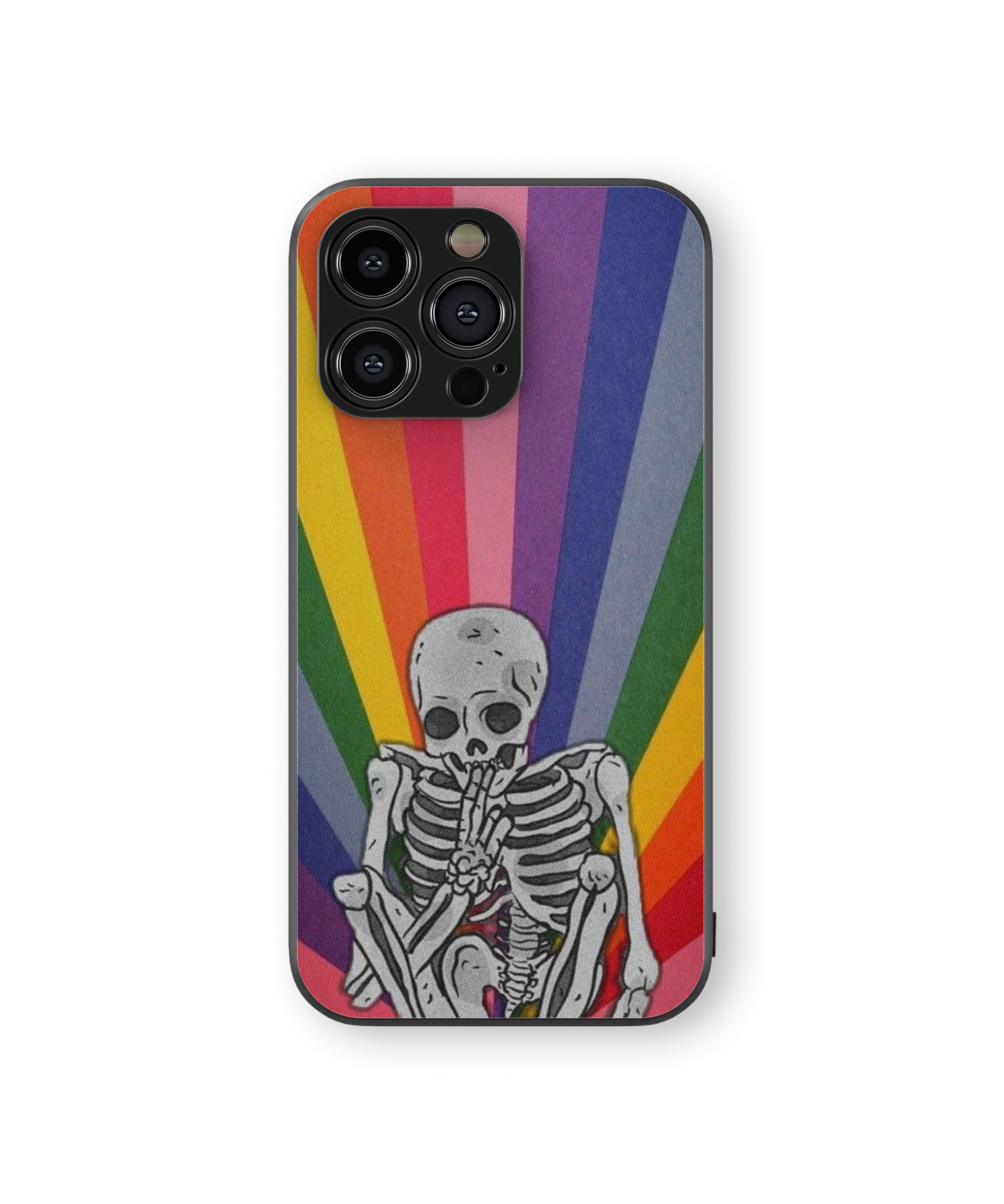 Skeleton  Hybrid Metal TPU Case