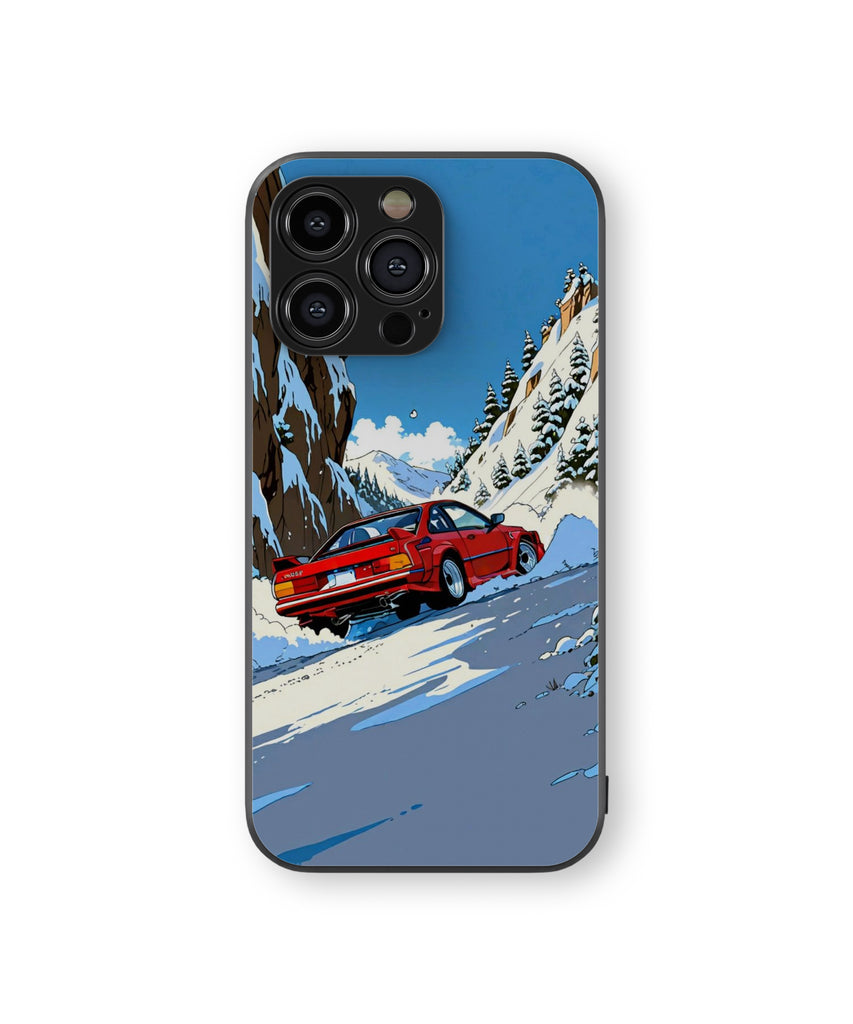 Car In Himalaya Hybrid Metal TPU Case