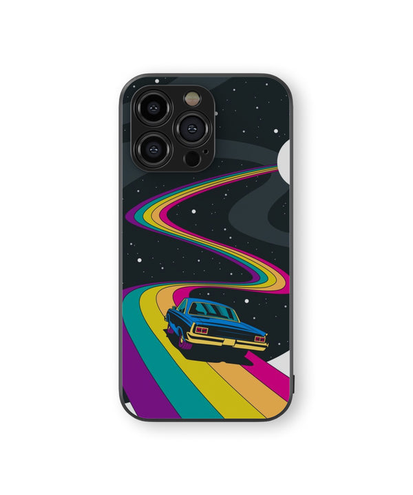 Colourful Car Hybrid Metal TPU Case