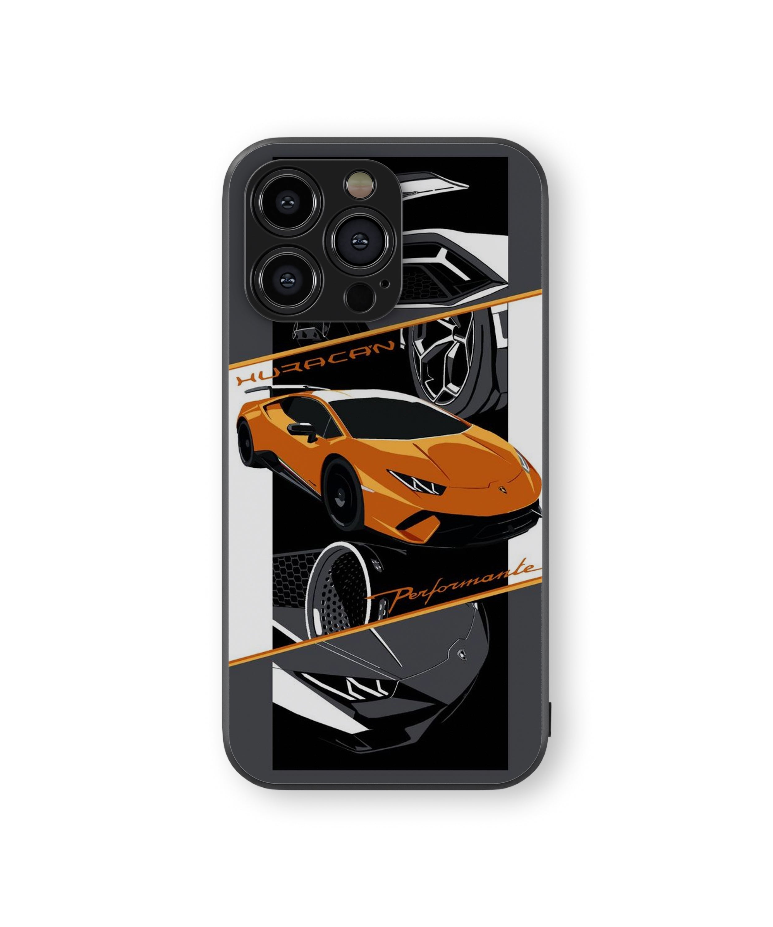 Huracan Hybrid Metal TPU Case