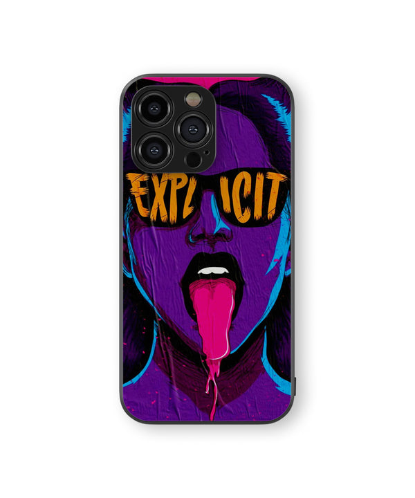 Explicit Hip Hop Hybrid Metal TPU Case