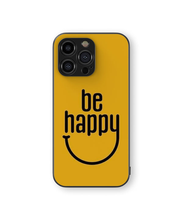 Be Happy Hybrid Metal TPU Case