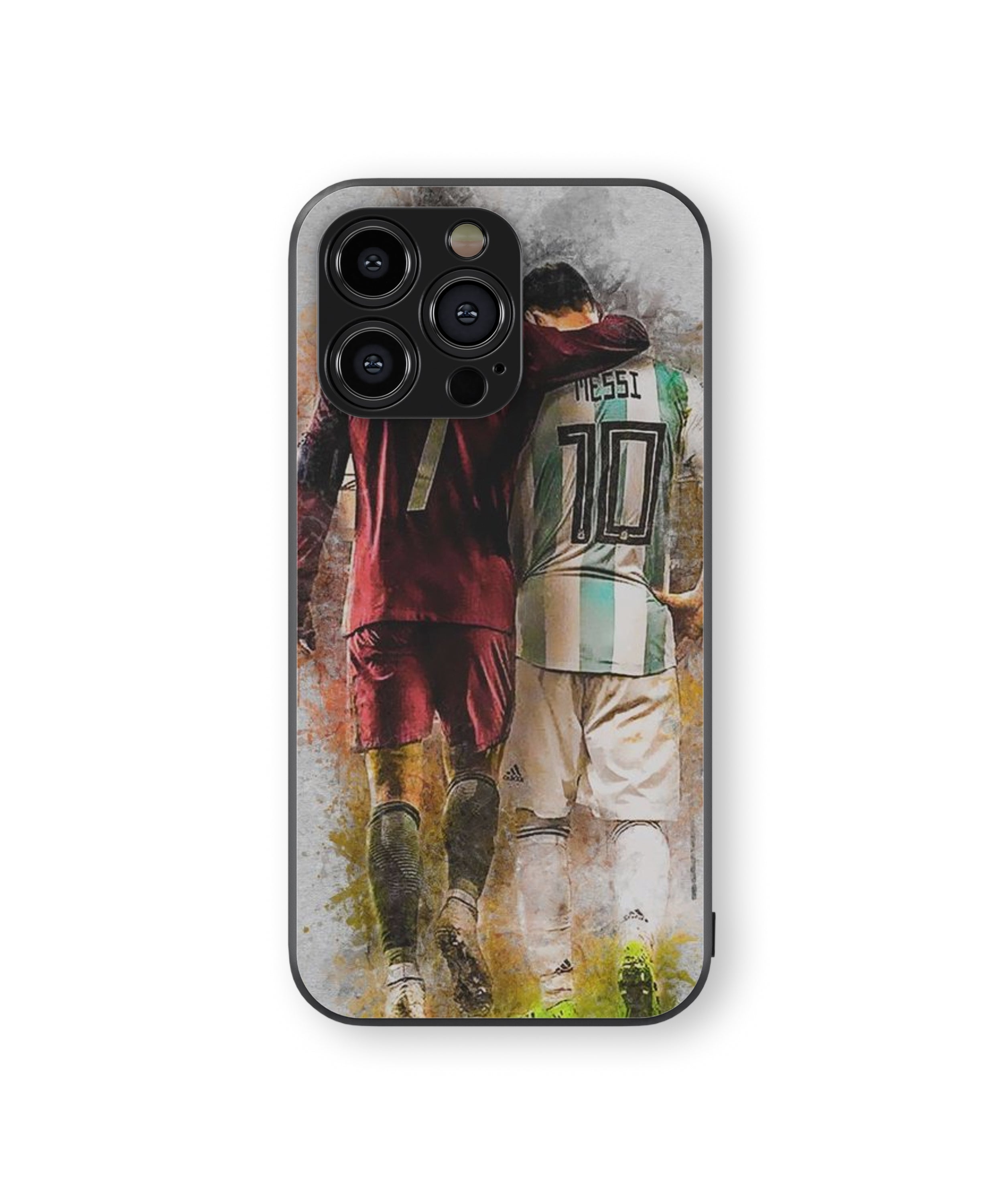 Ronaldo Messi Hybrid Metal TPU Case