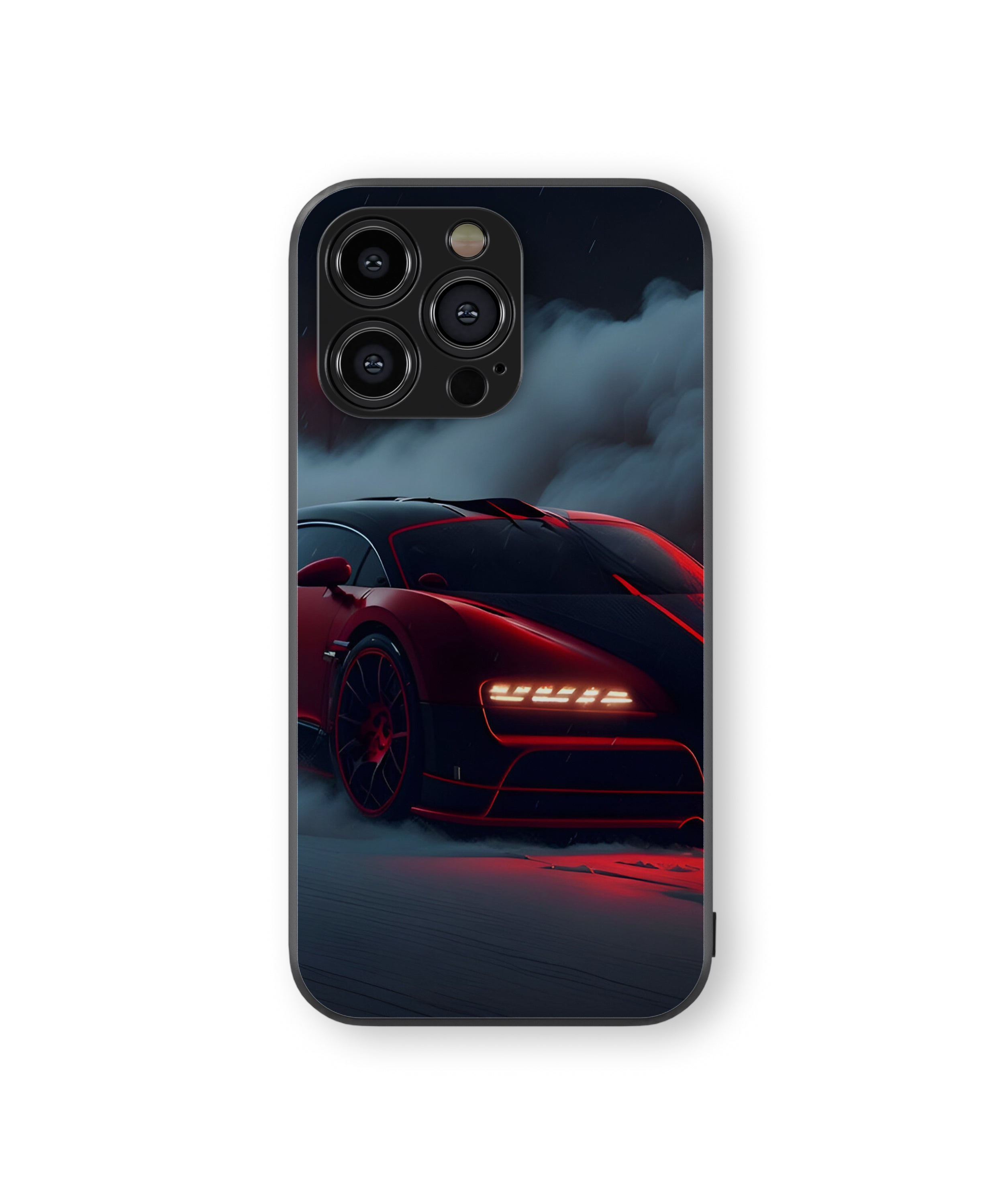 Supercar In Fog Metal TPU Case