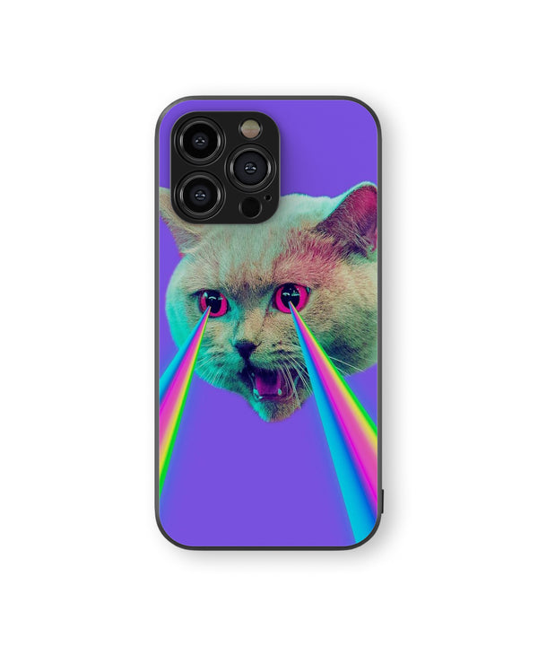 Cat Eye Rainbow Hybrid TPU Case