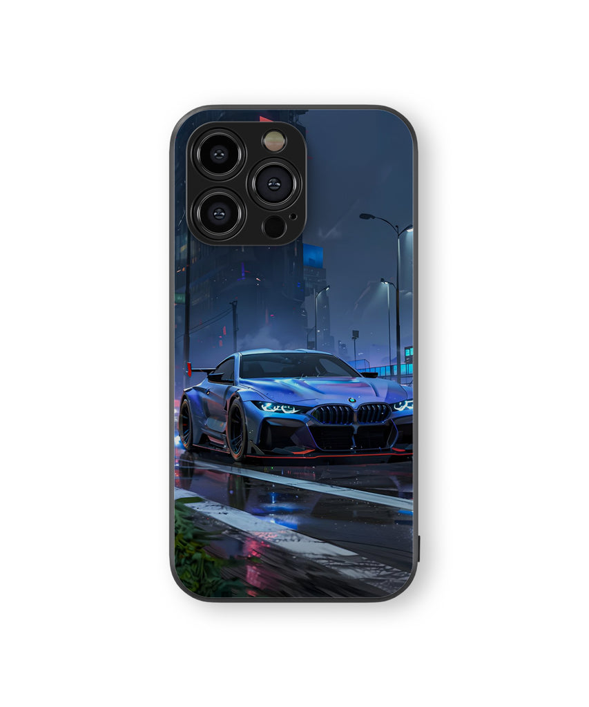 Blue Reflection Car Hybrid Metal TPU Case