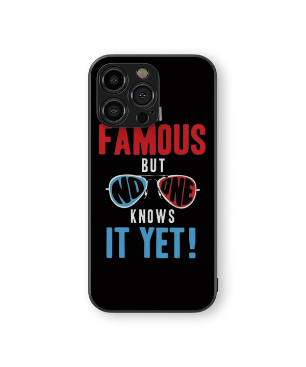 FAMOUS BUT KNOWS IT YET! Hybrid Metal TPU Case