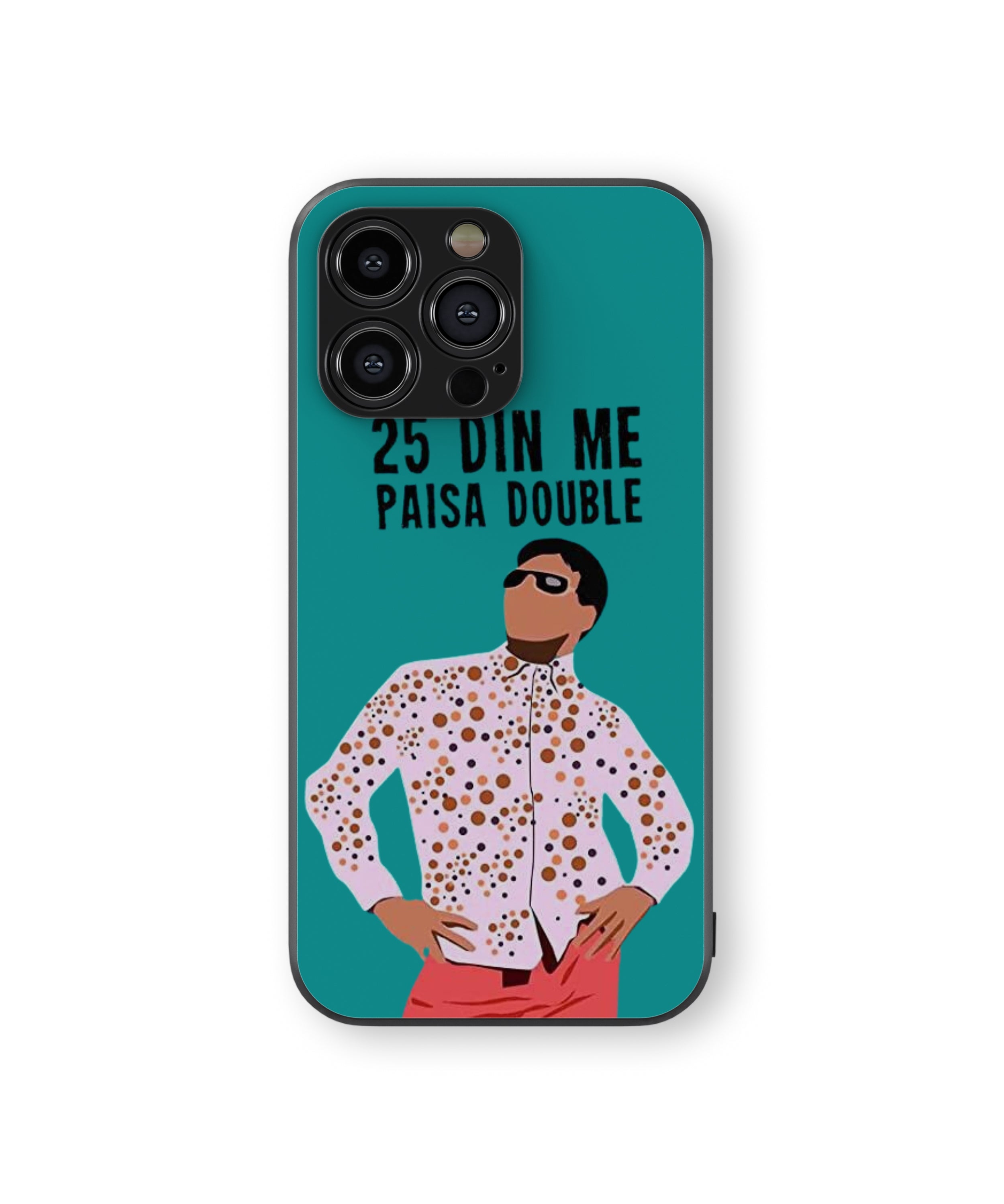 25 DIN ME PAISA DOUBLE Hybrid Metal TPU Case