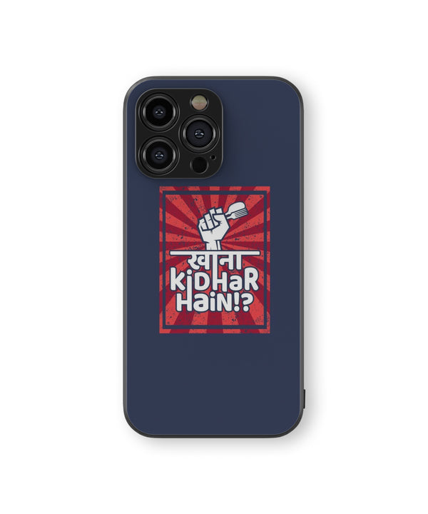 Khana Kidhar Hai Hybrid Metal TPU Case