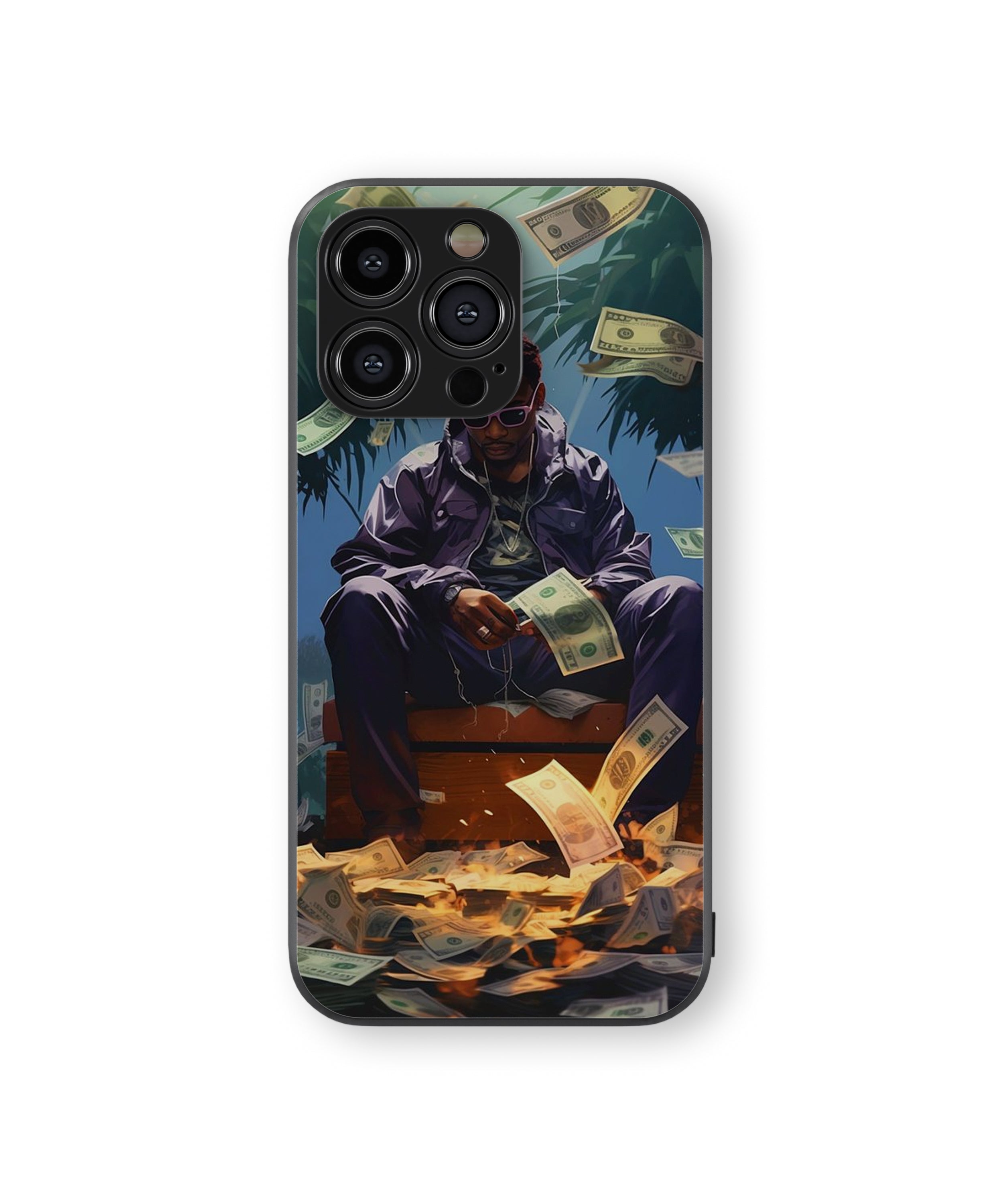 Money Men Hybrid Metal TPU Case