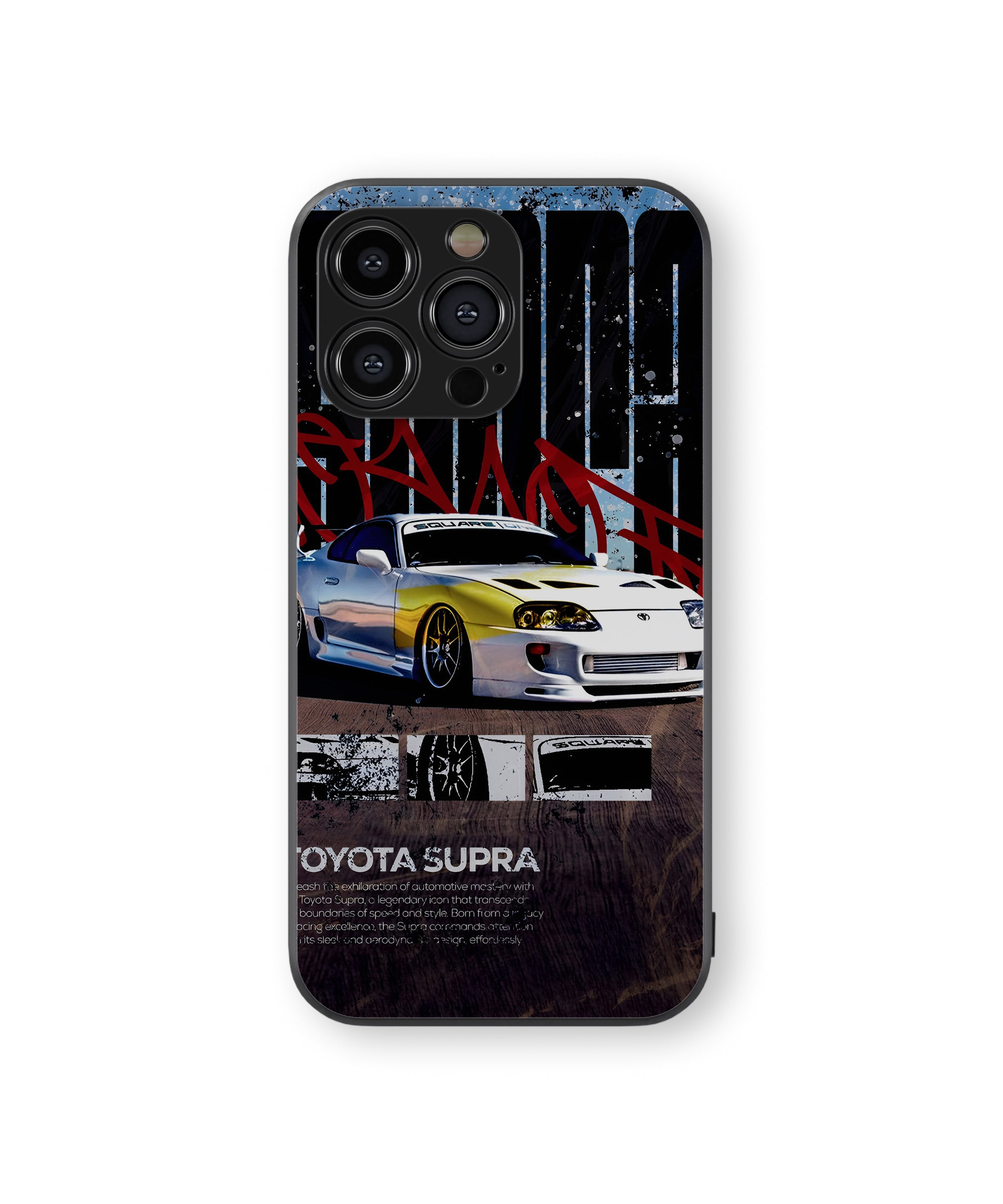 Toyota Supra Hybrid Metal TPU Case