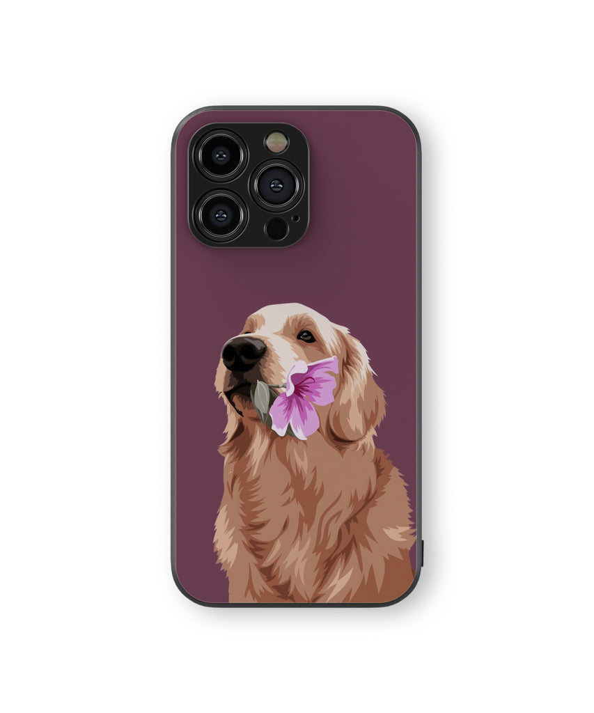 Labrador Dog Hybrid Metal TPU Case