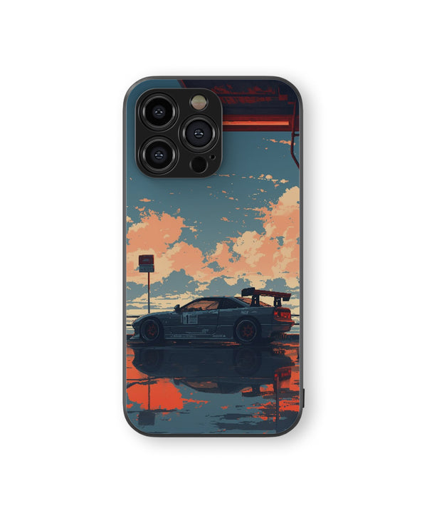 1 Racing Car Hybrid Metal TPU Case