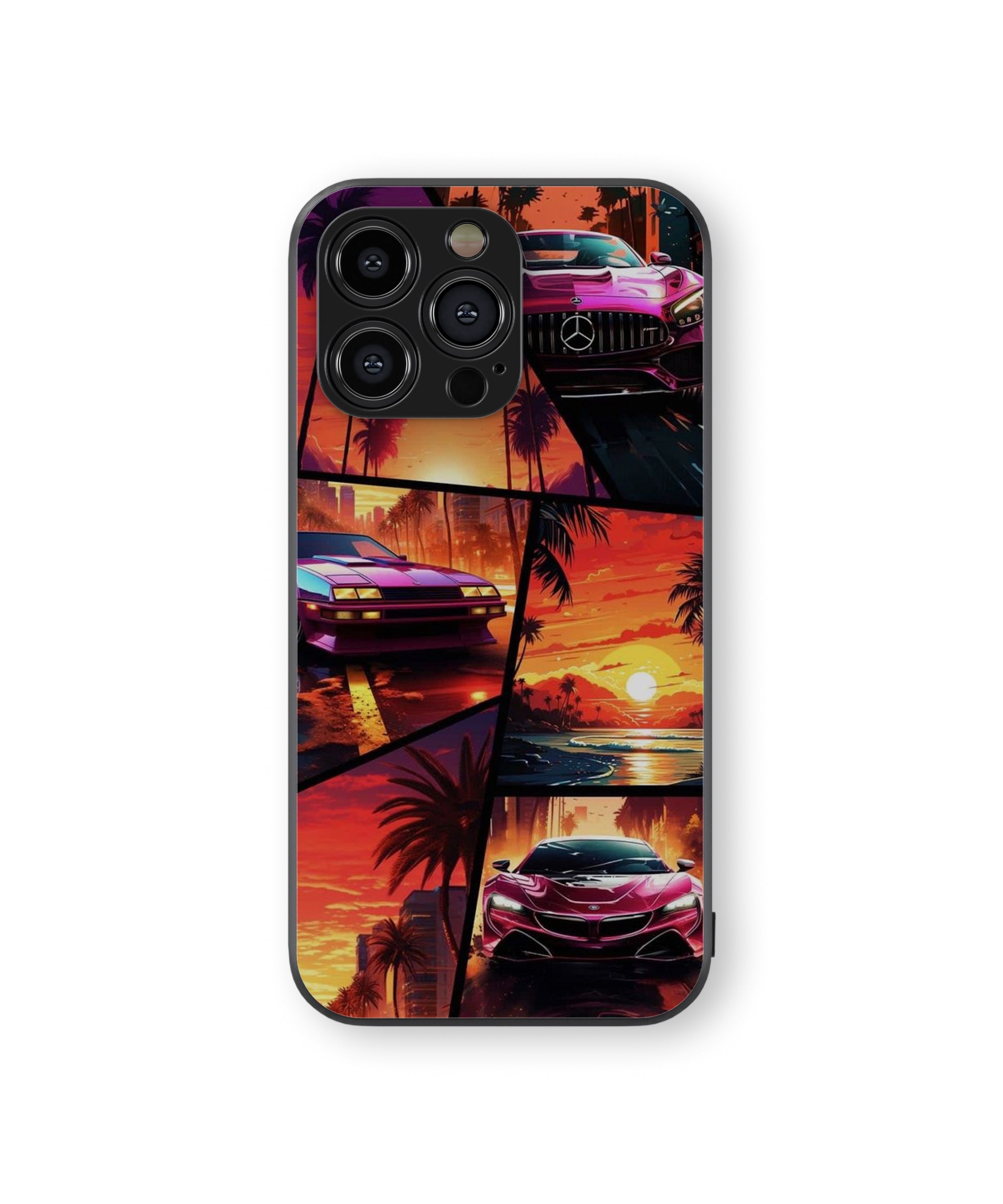 Mer Classic collage Hybrid Metal TPU Case