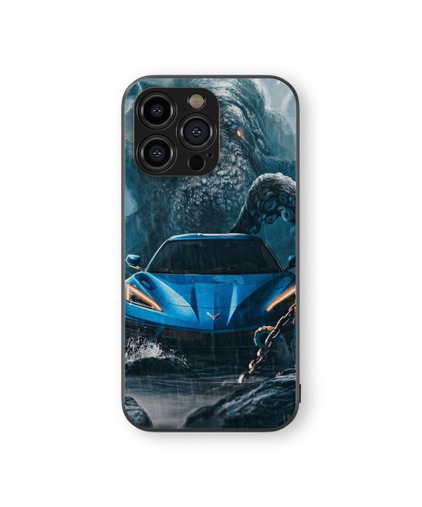 Chevy C8 Corvette Sea Monster Hybrid Metal TPU Case