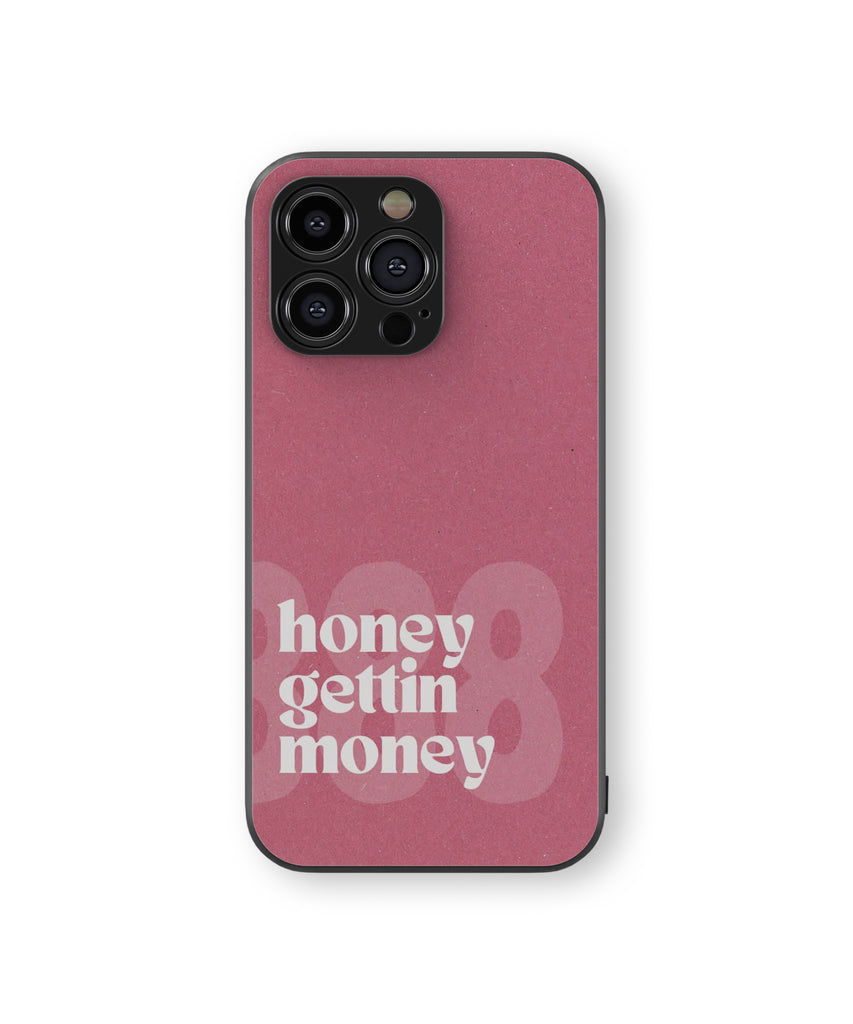 honey gettin money Hybrid Metal TPU Case