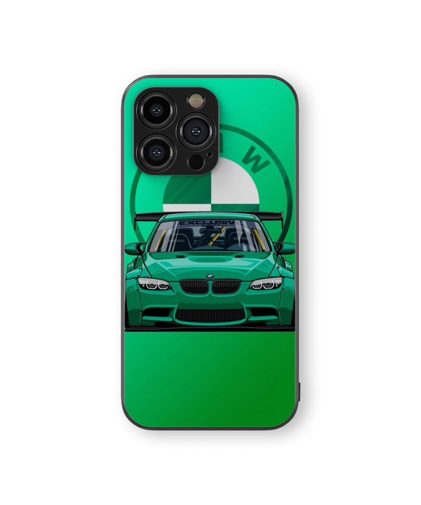 BMW GREEN Hybrid Metal TPU Case