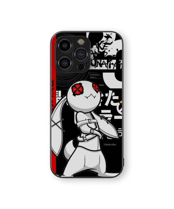 Evil Bunny Hybrid Metal TPU Case