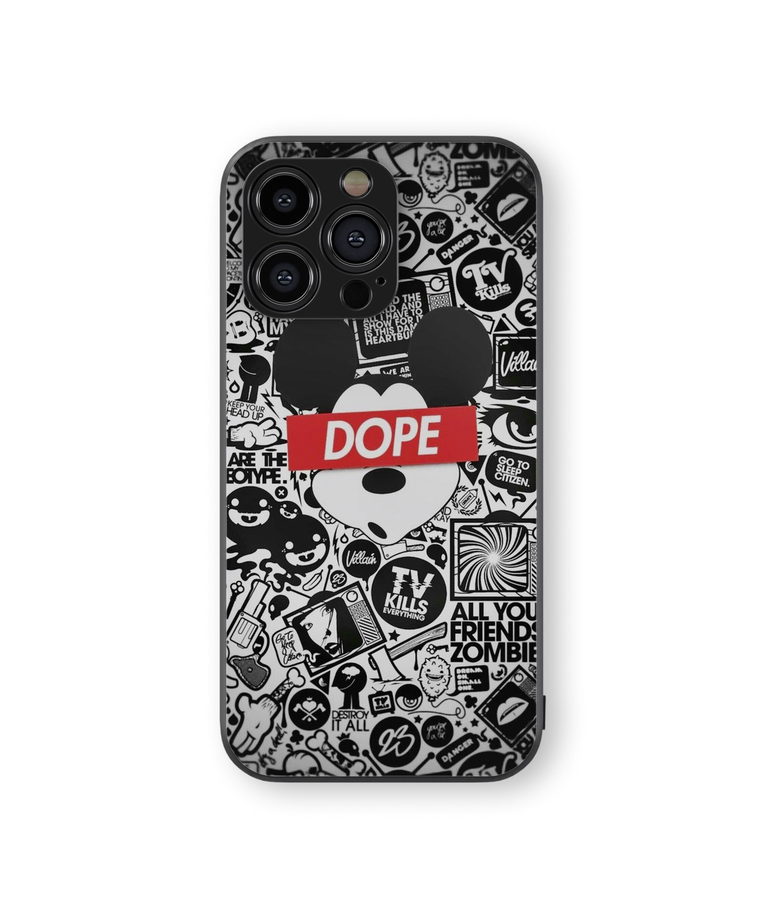 Dope ALL YOU FRIEND *ZOMBIE Hybrid Metal TPU Case