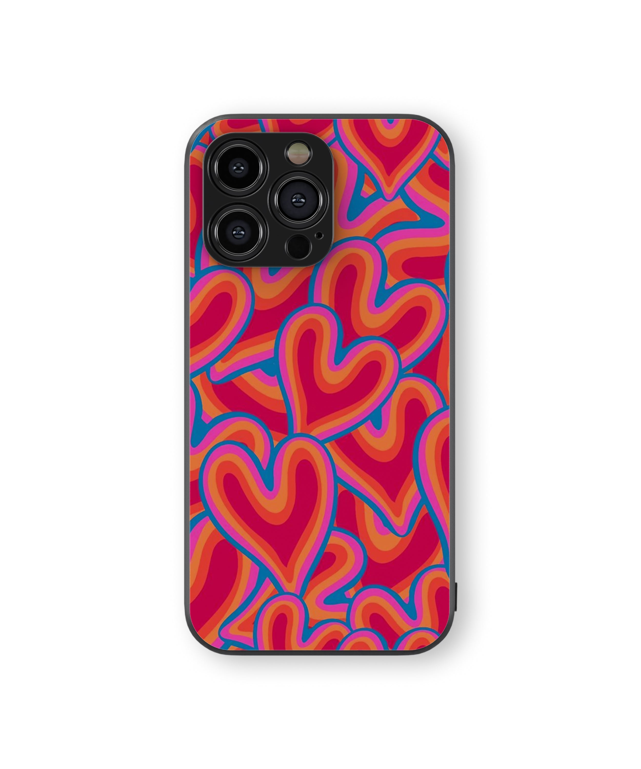 Red Heart Hybrid Metal TPU Case