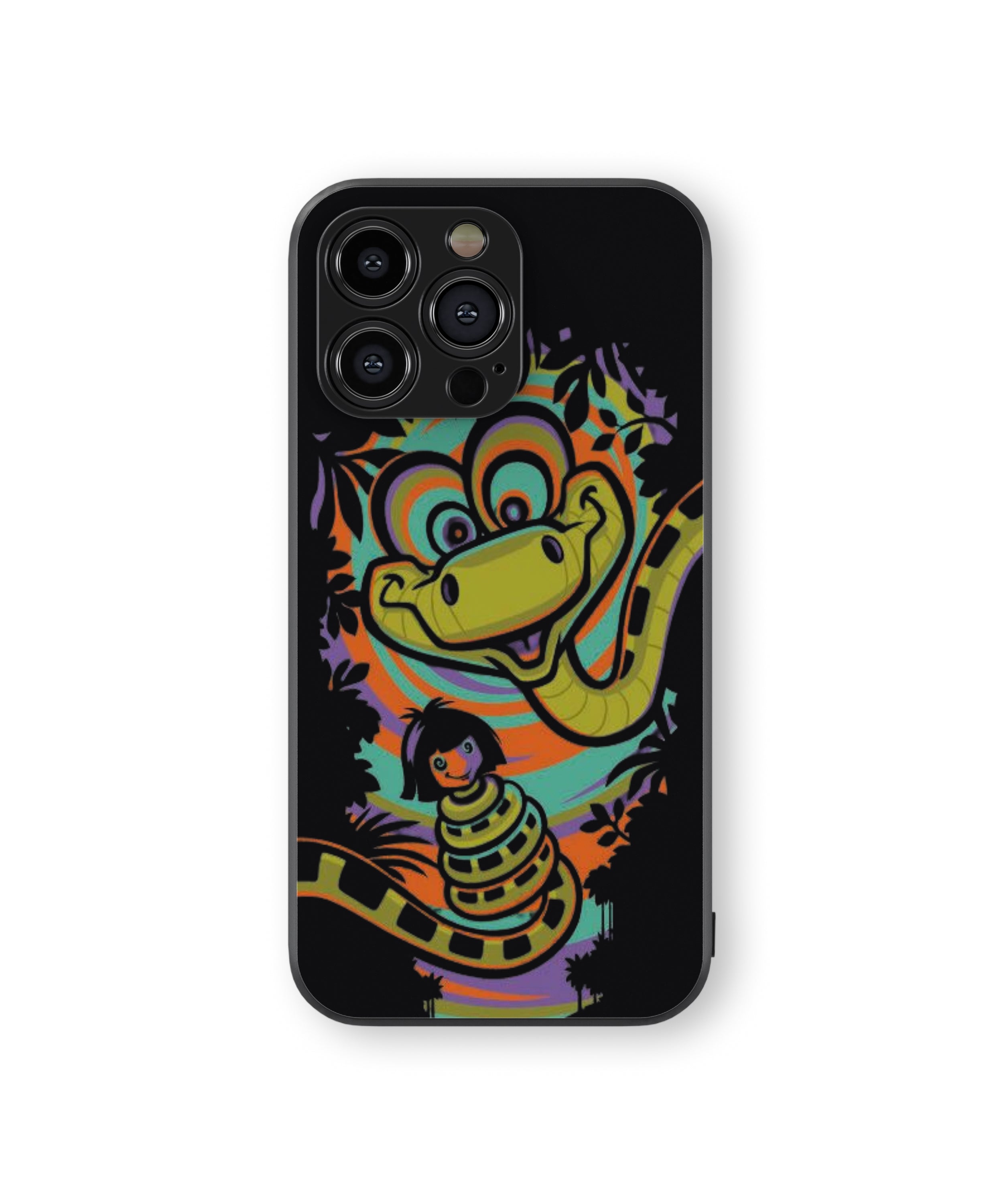 Snake caught girl Hybrid TPU Case