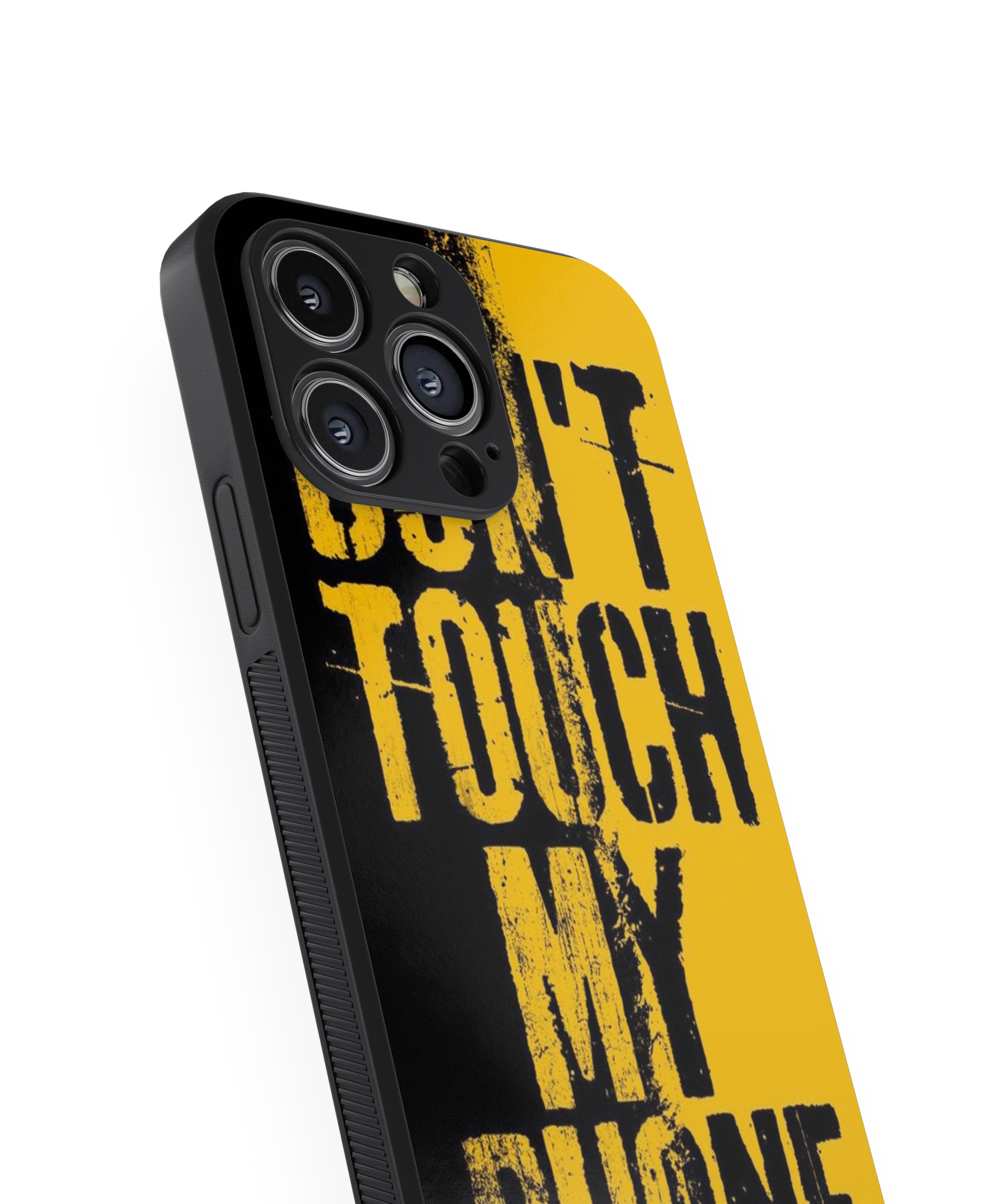 DON'T TOUCH MY PHONE Hybrid Metal TPU Case