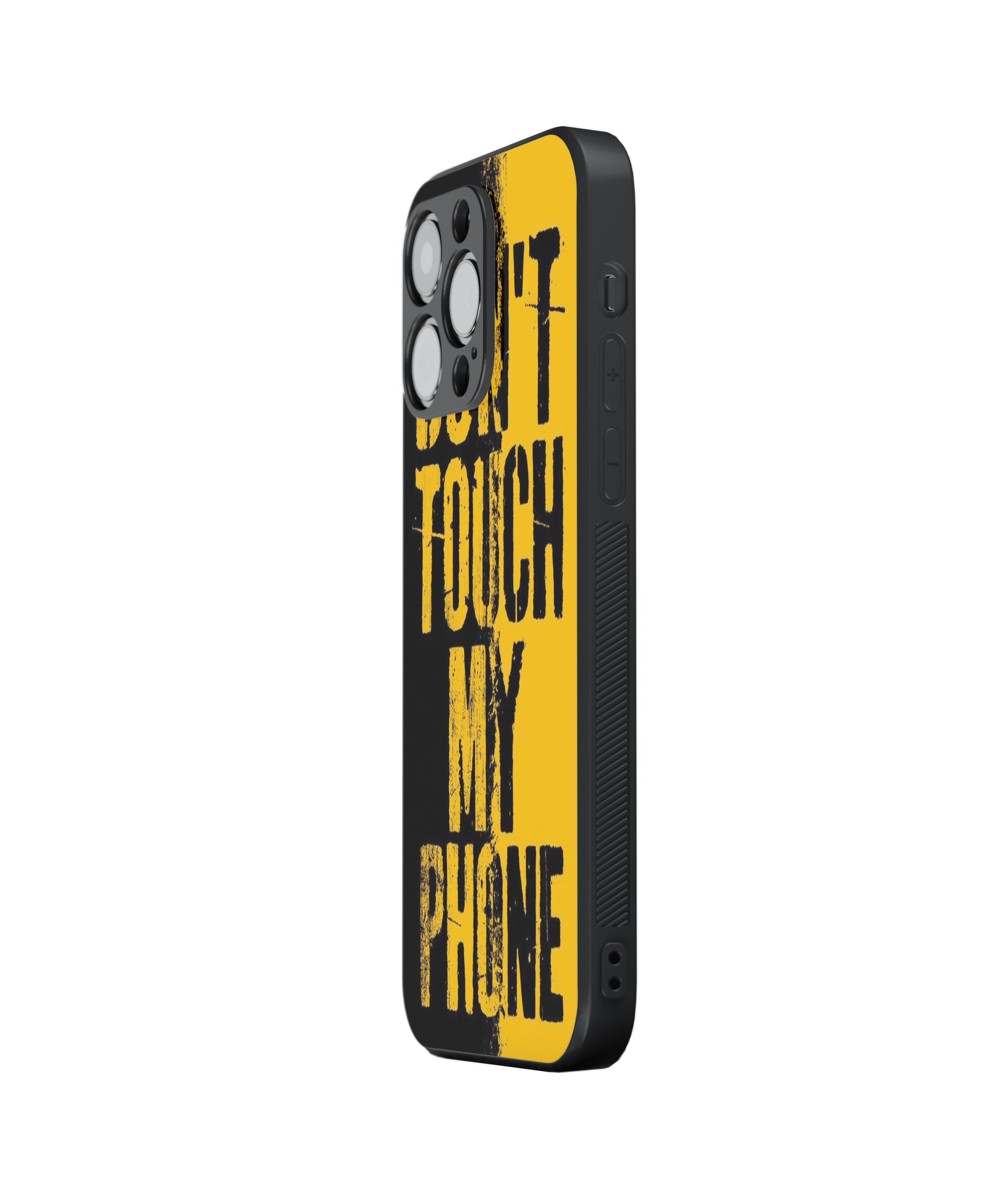 DON'T TOUCH MY PHONE Hybrid Metal TPU Case