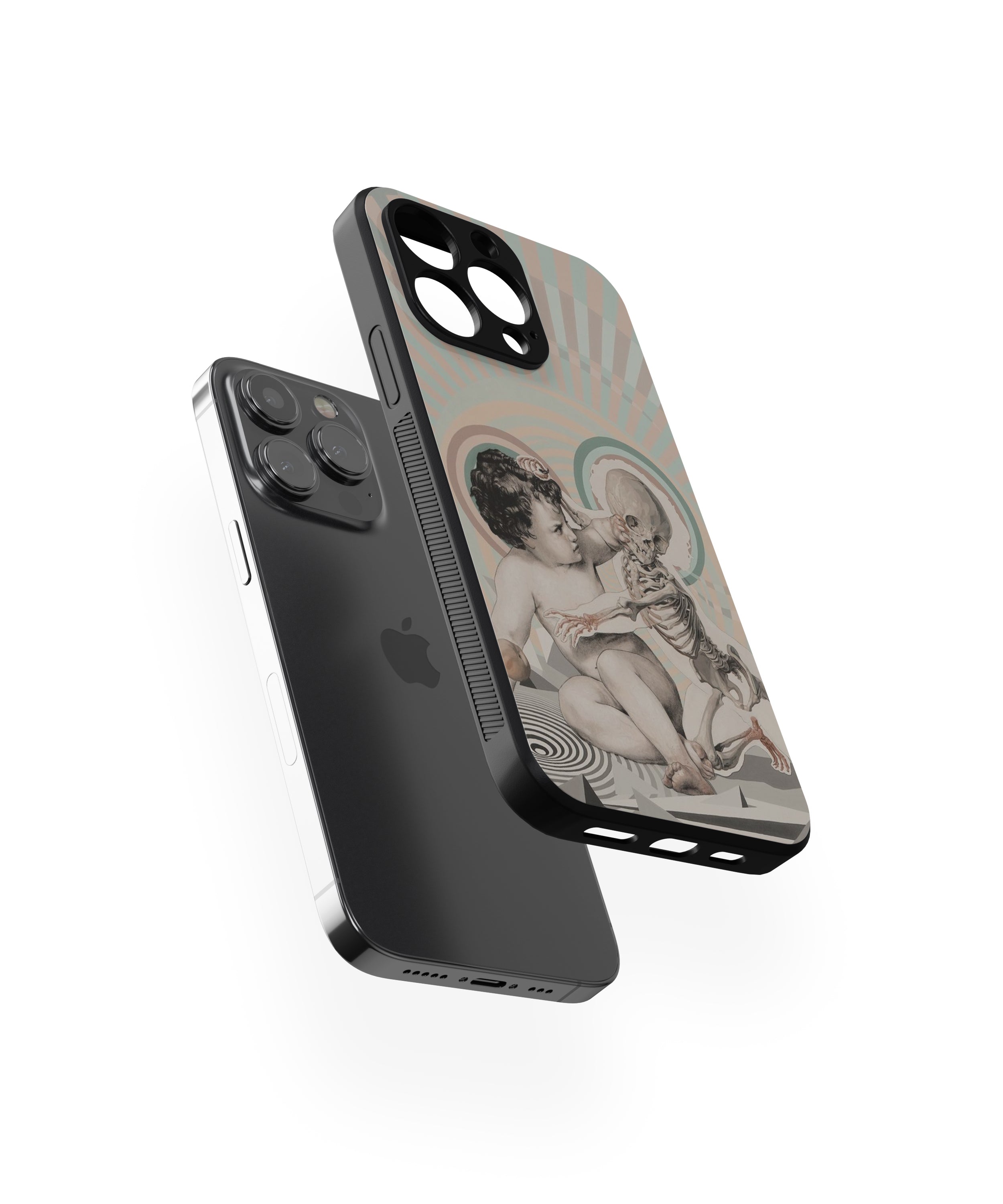 Skeleton Hybrid Metal TPU Case