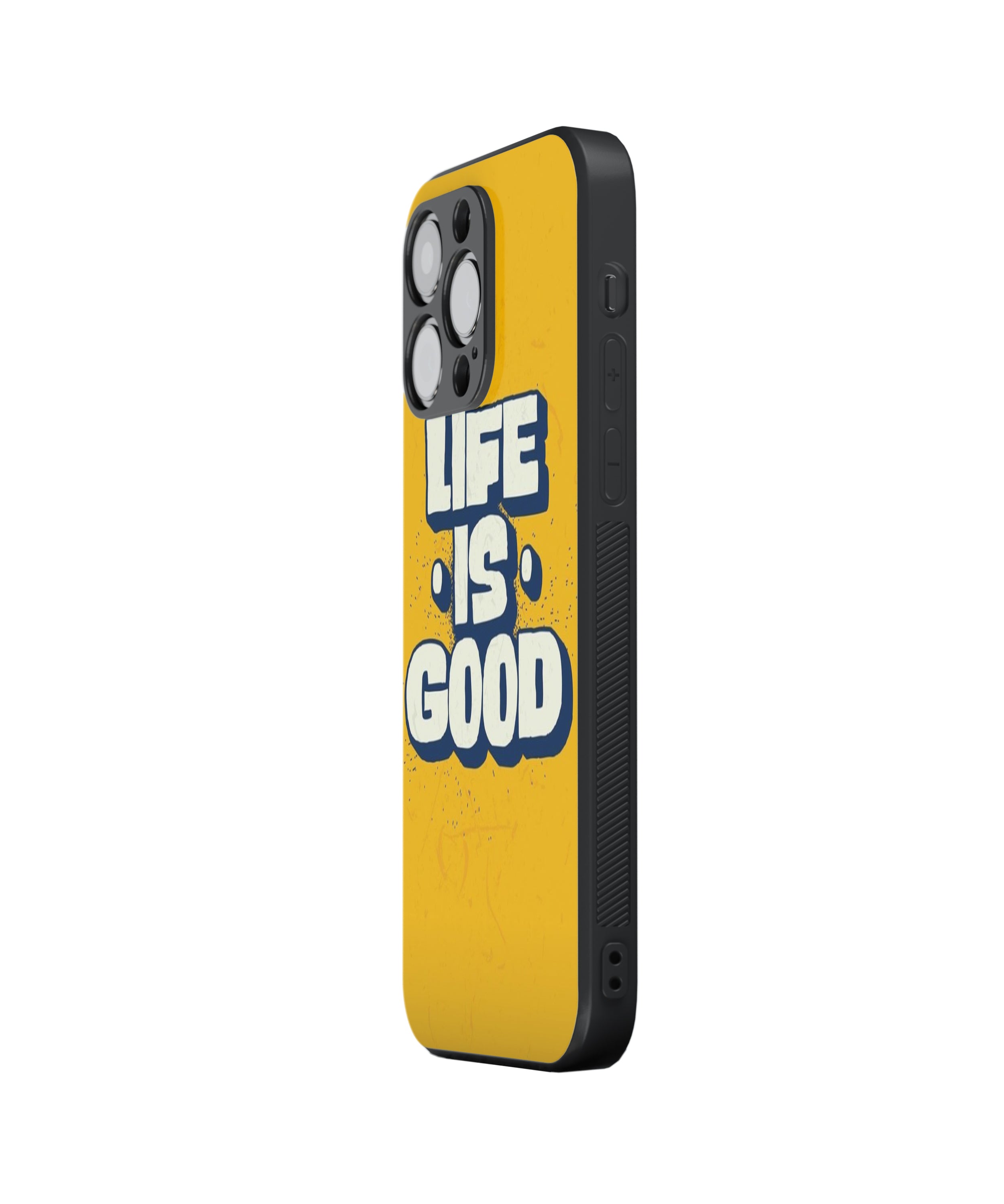 Life Is Good Hybrid Metal TPU Case