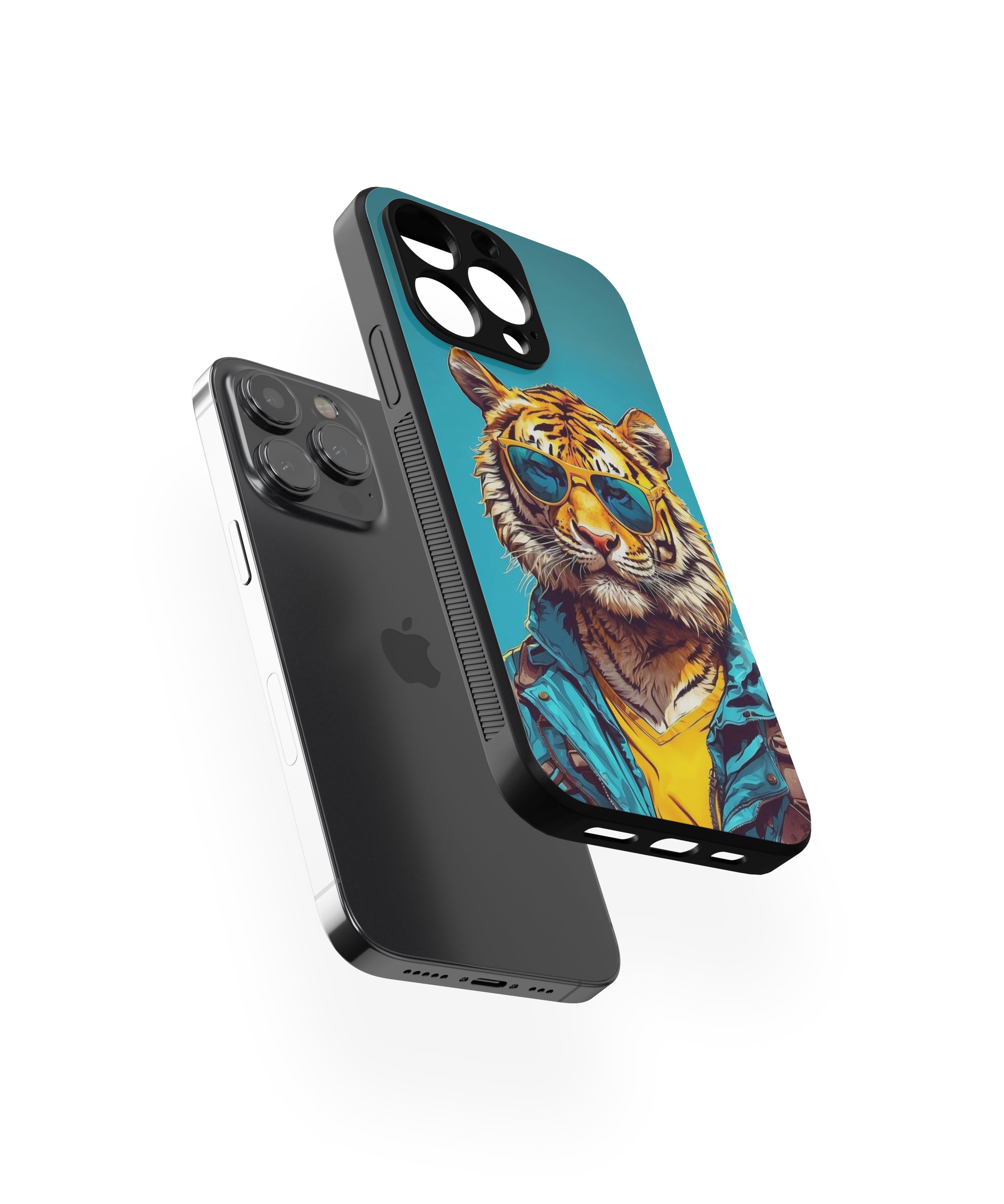 Tiger Hybrid Metal TPU Case