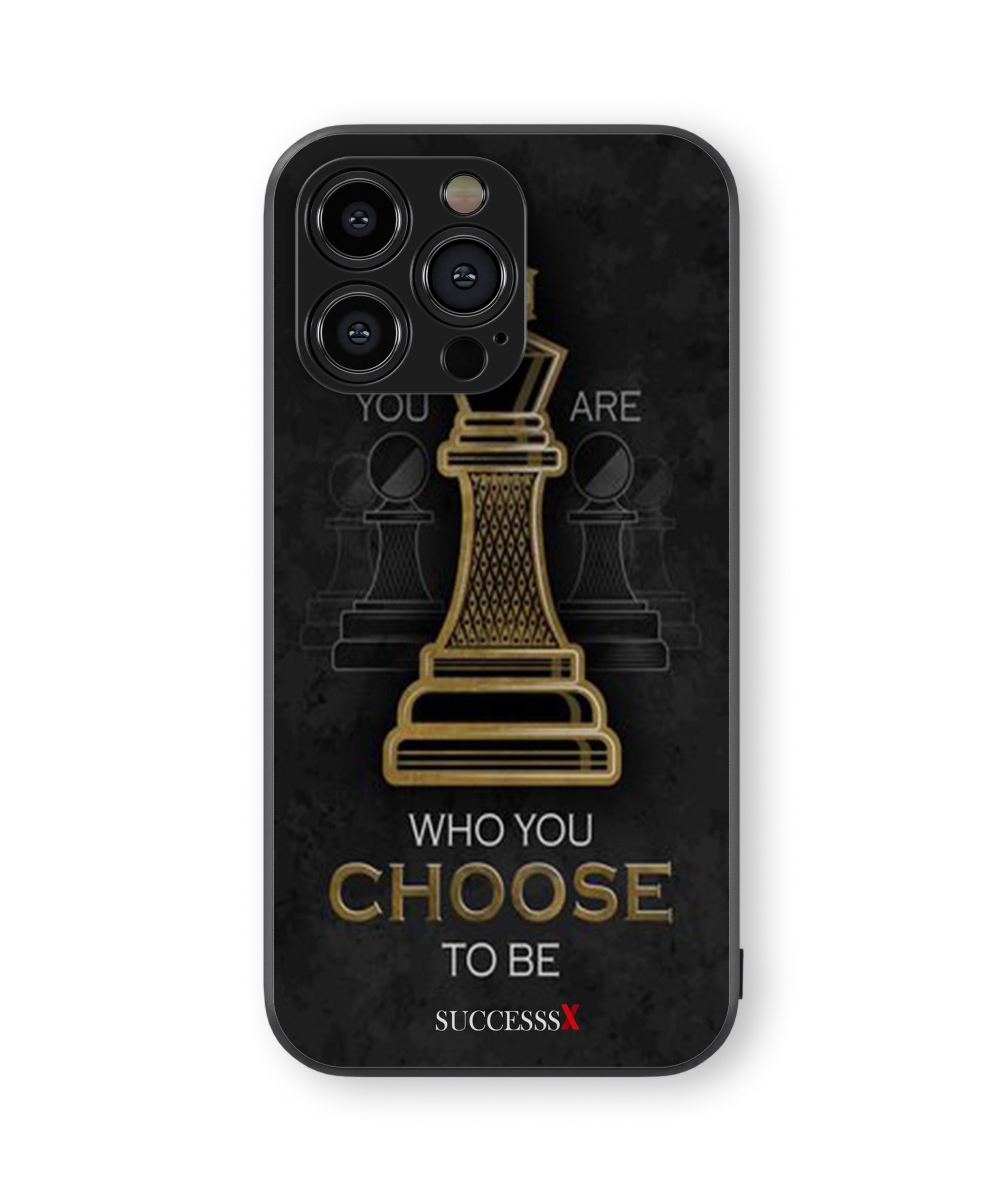 WHO YOU CHOOSE TO BE SUCCESSS Hybrid Metal TPU Case