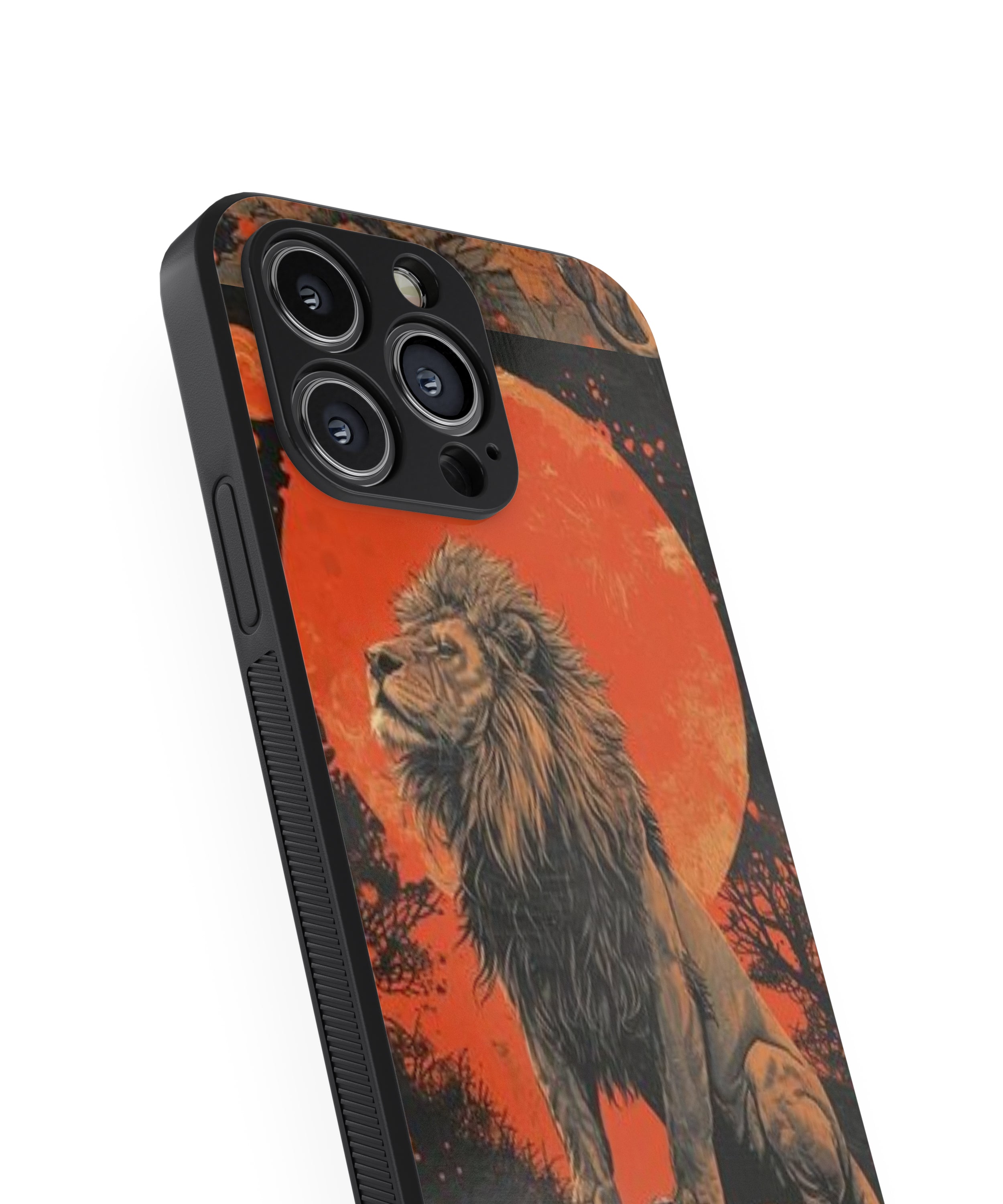 Moon Lion Hybrid Metal TPU Case