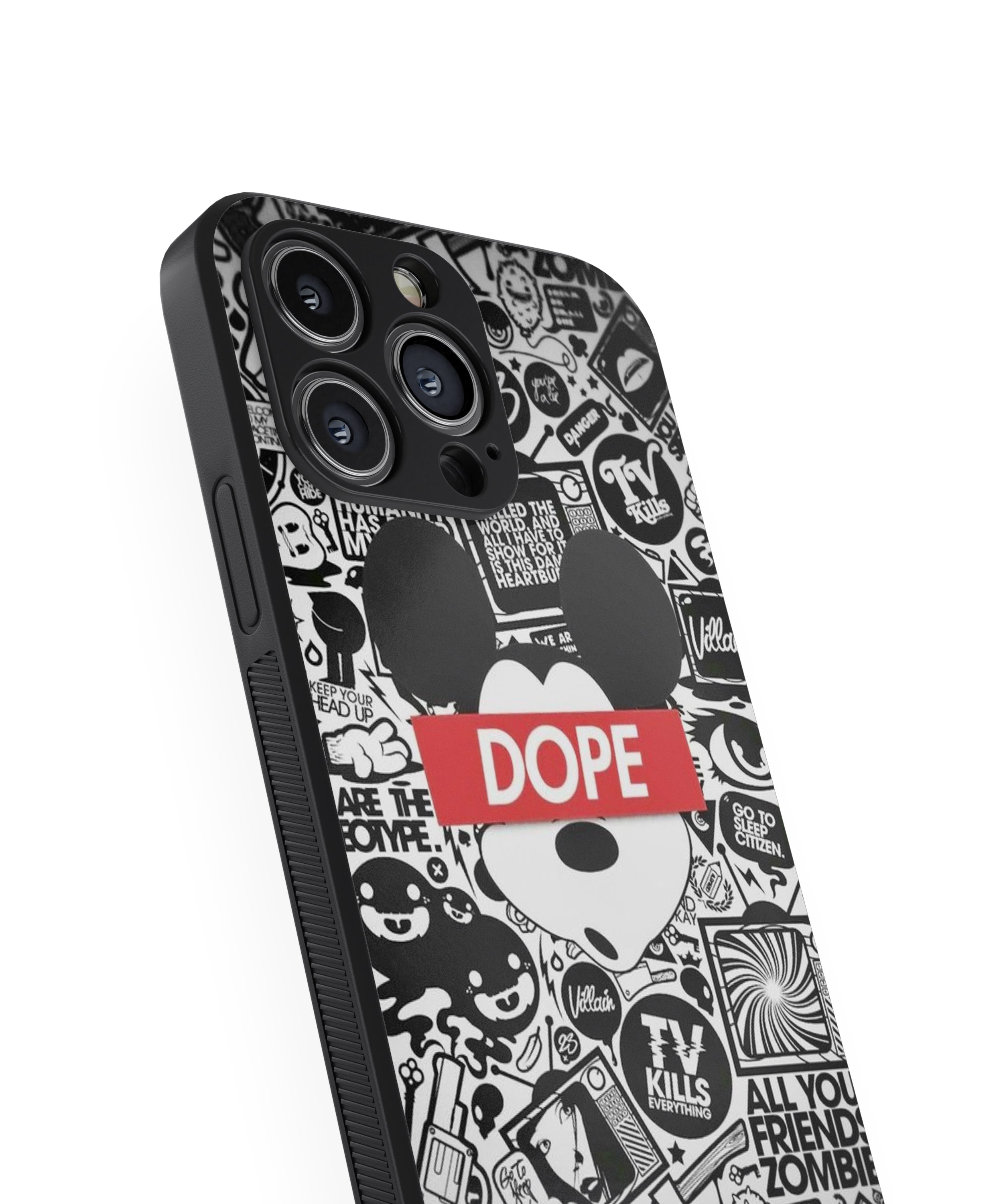 Dope ALL YOU FRIEND *ZOMBIE Hybrid Metal TPU Case