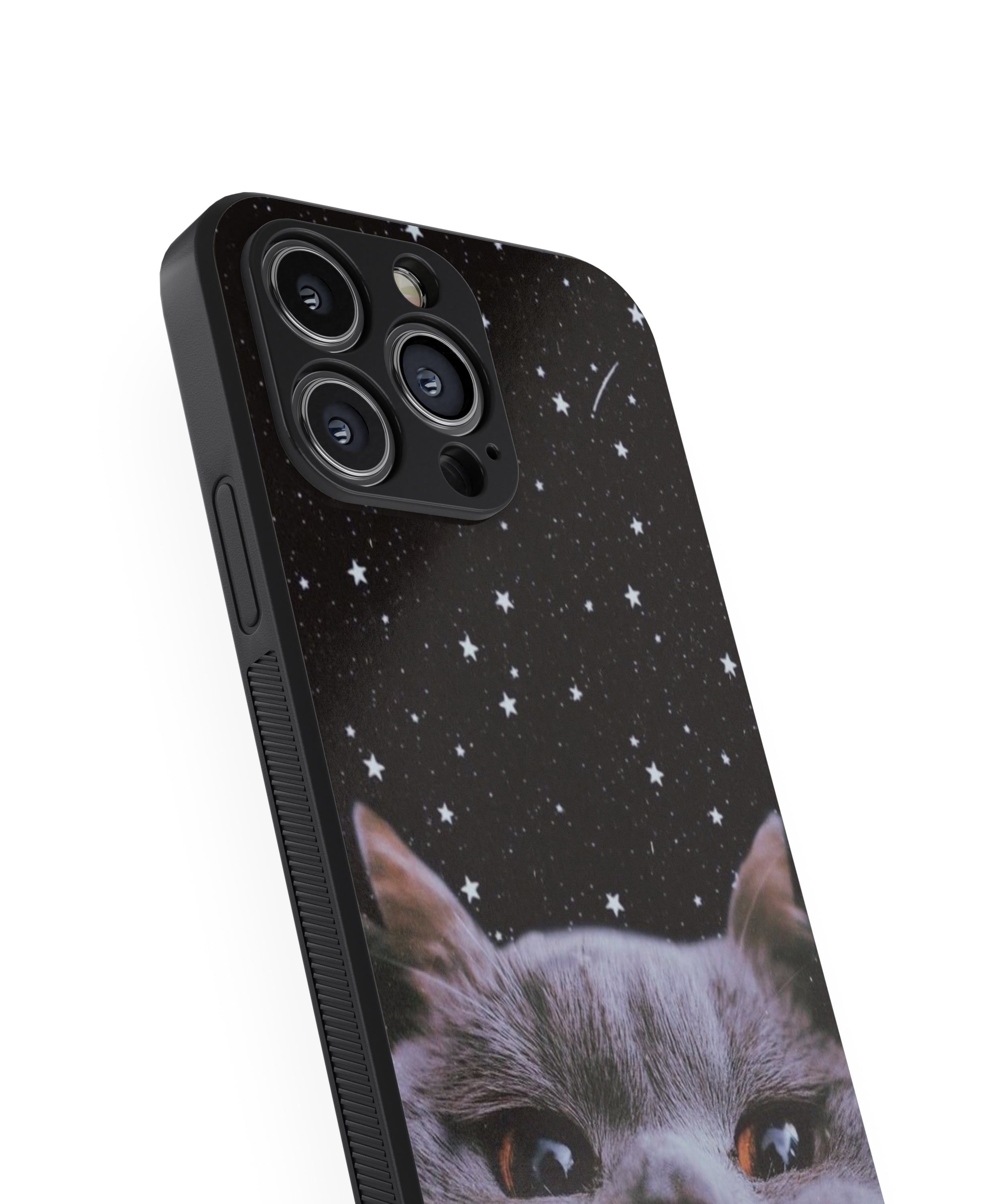 Star Night Cat Hybrid TPU Case