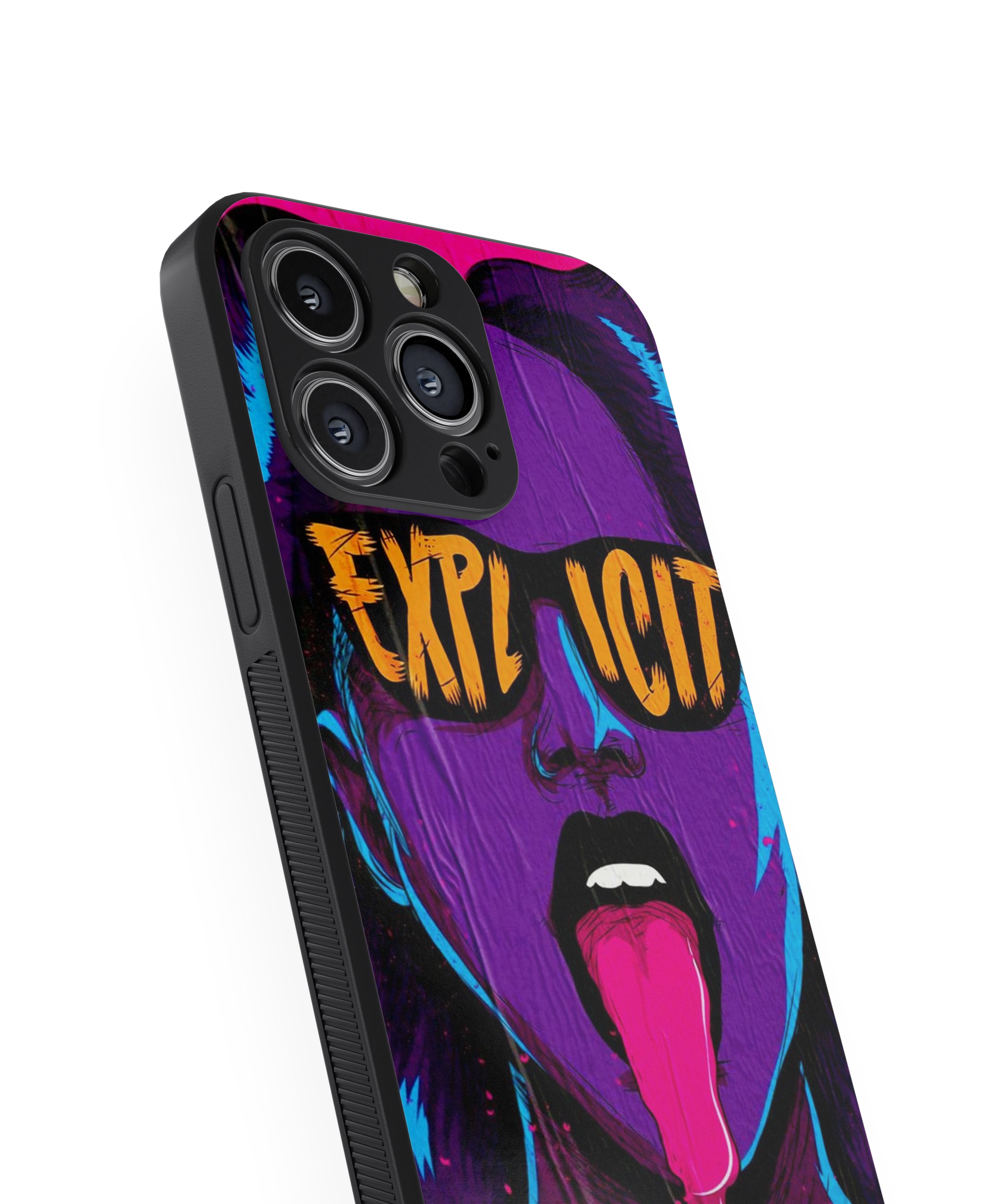 Explicit Hip Hop Hybrid Metal TPU Case