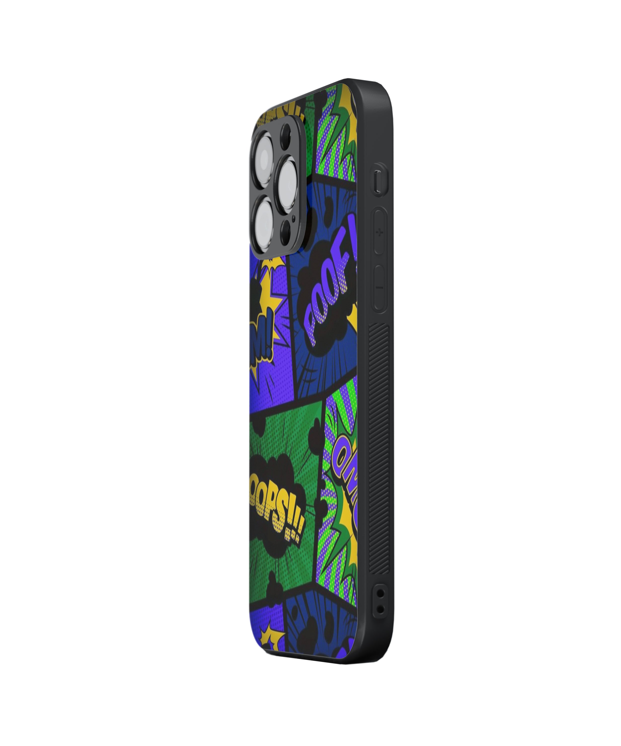 Poof Omg Colour Pattern Hybrid Metal TPU Case