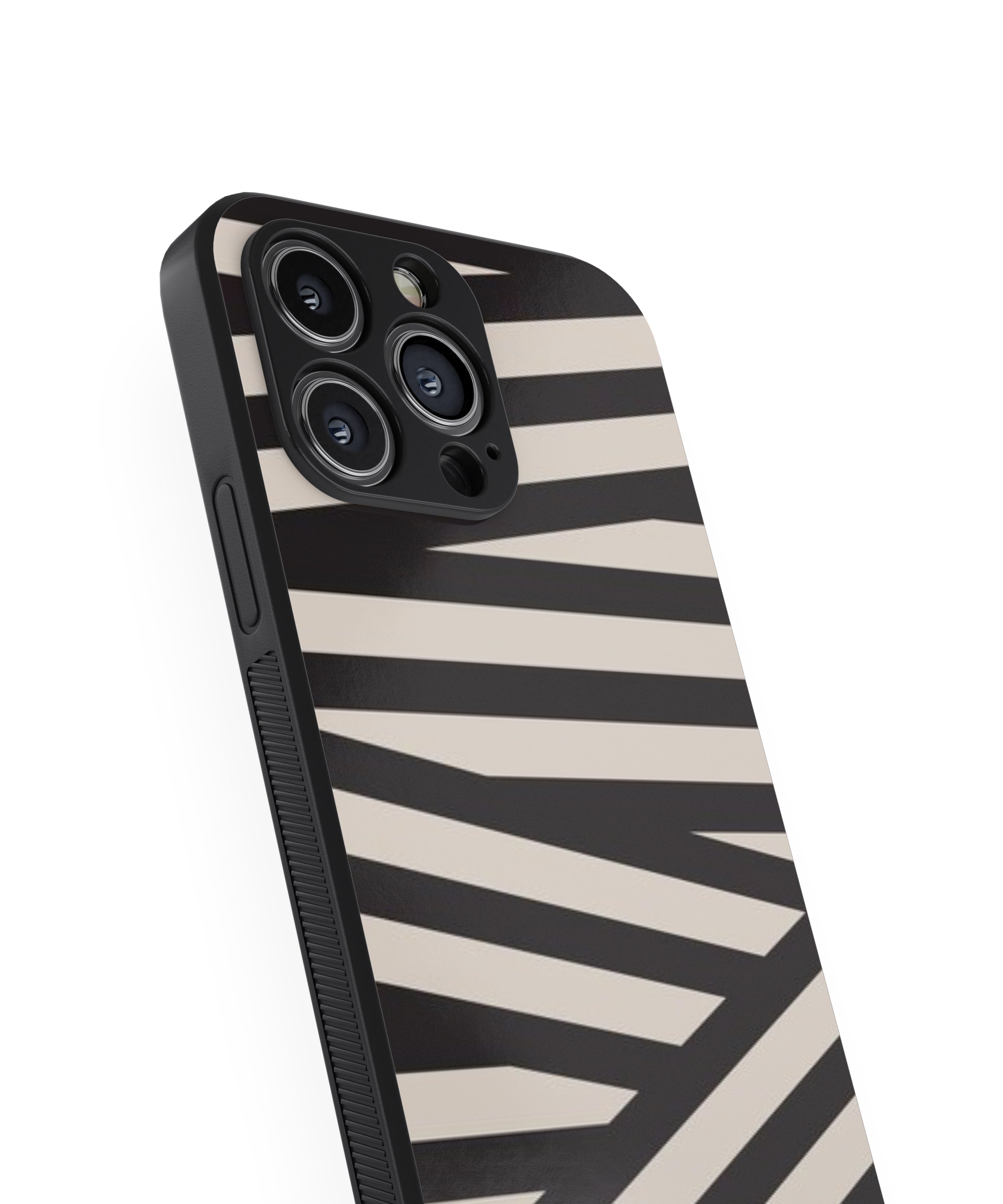 Geometric Pattern Hybrid Metal TPU Case