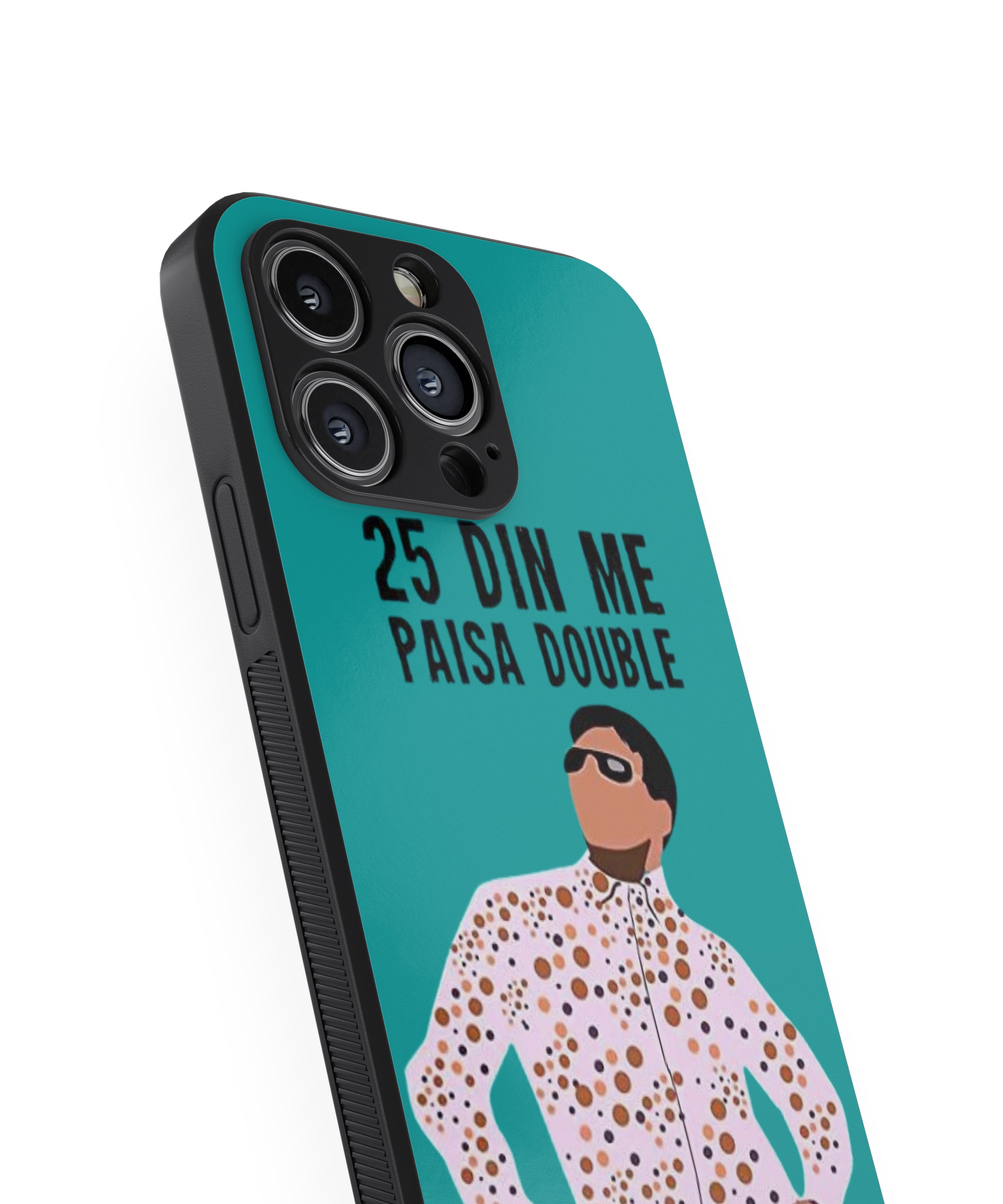 25 DIN ME PAISA DOUBLE Hybrid Metal TPU Case