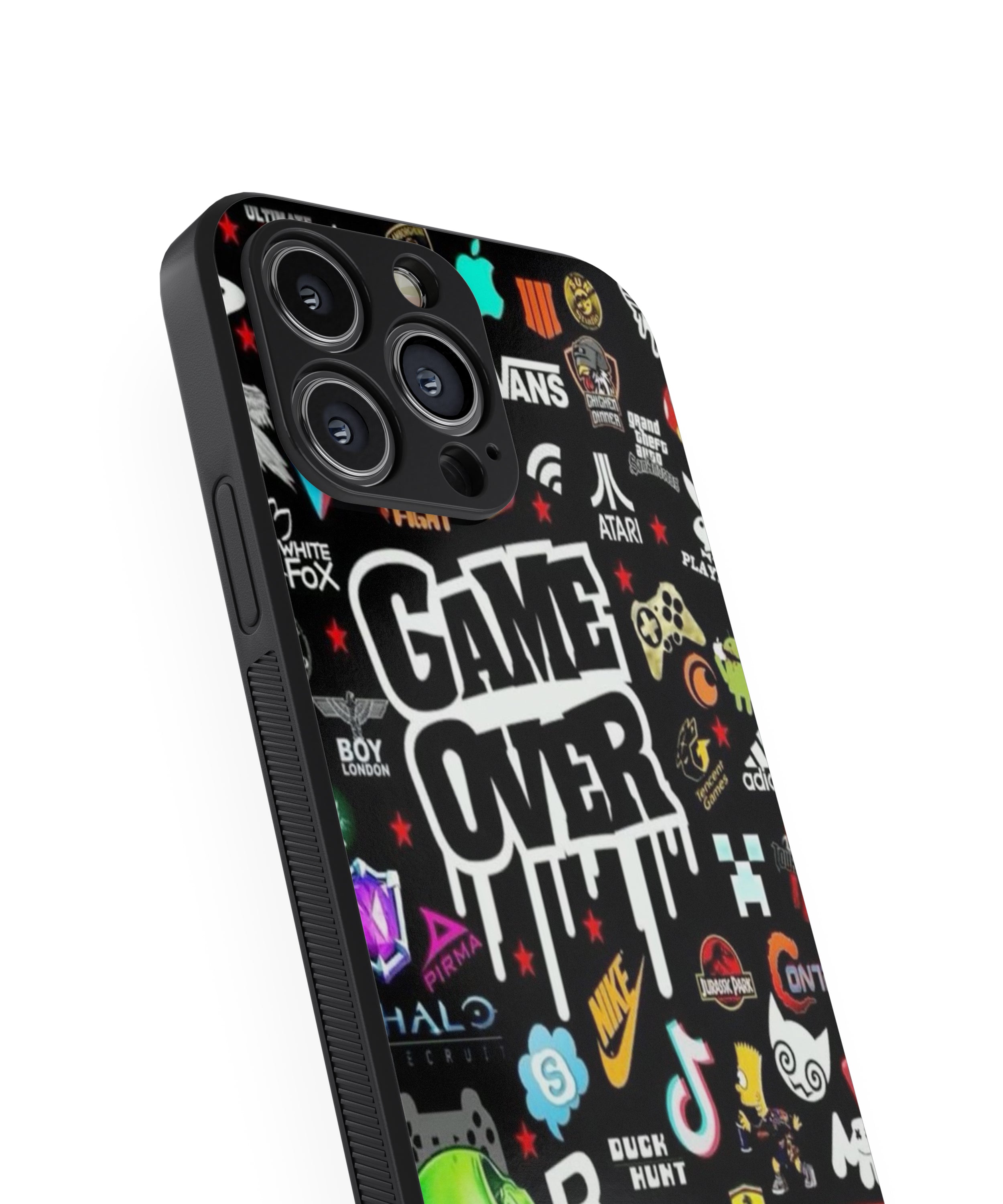 Game Over Hybrid Metal TPU Case