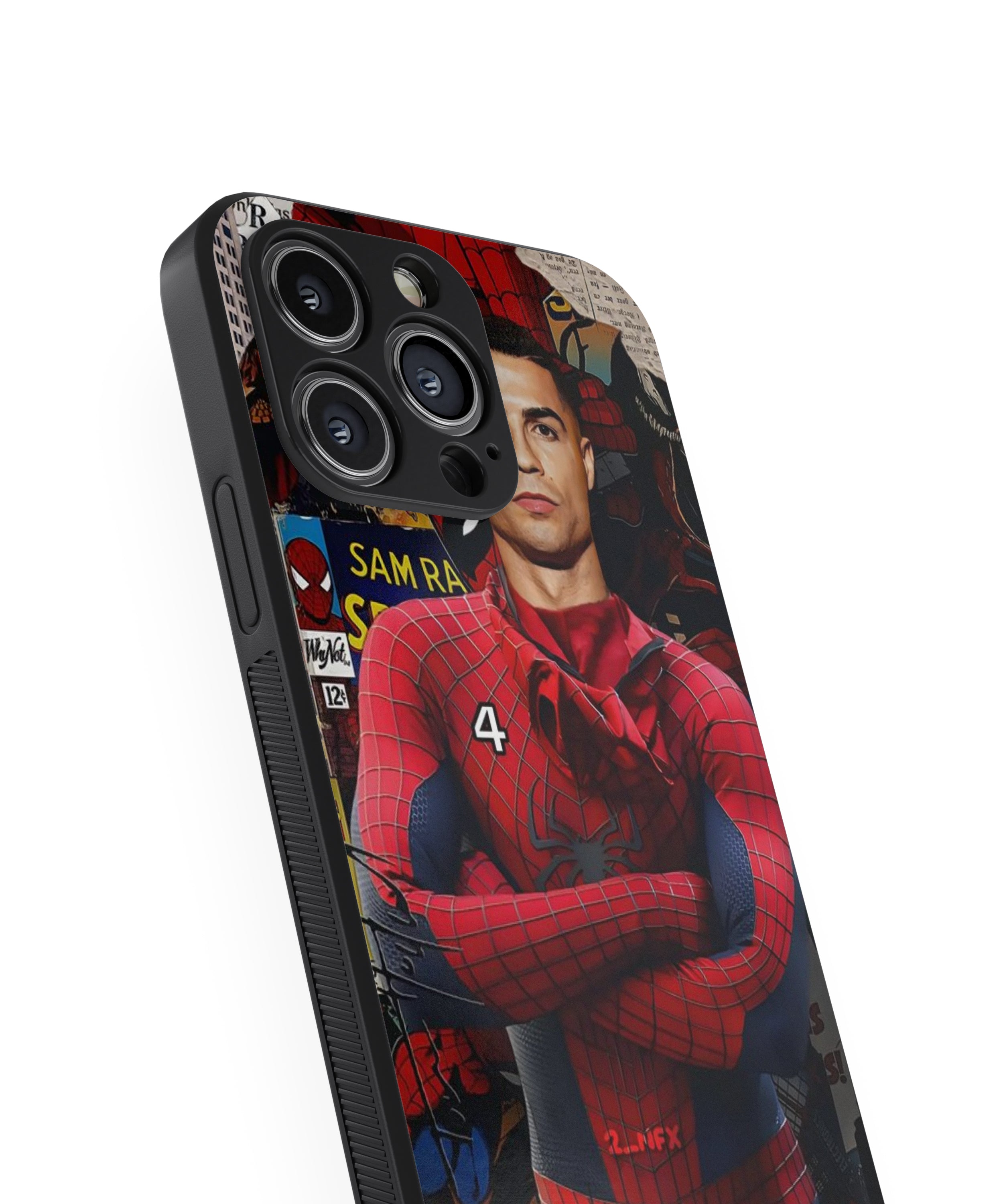 Ronaldo Spidermen Hybrid Metal TPU Case