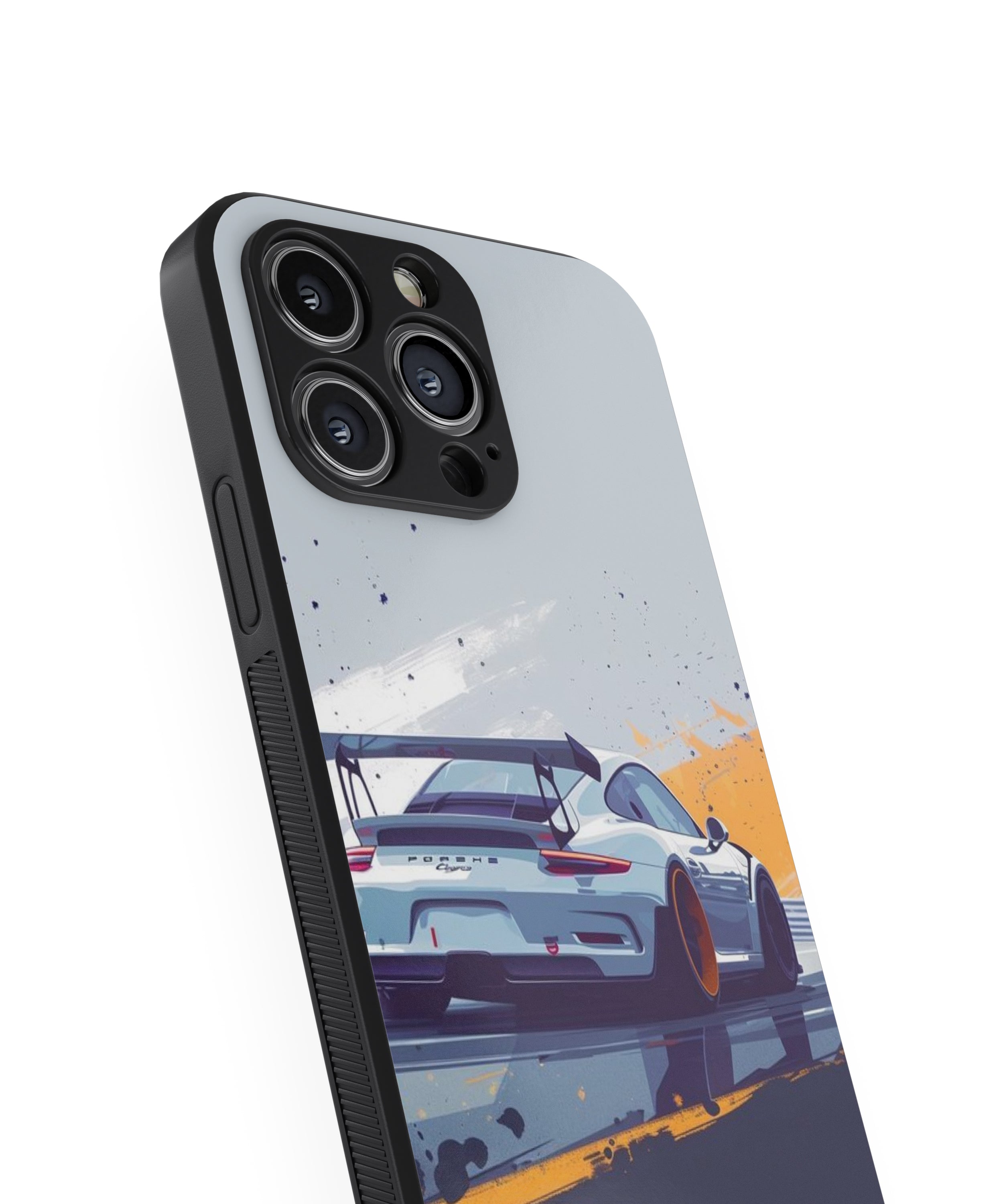 porsche chicago Hybrid Metal TPU Case