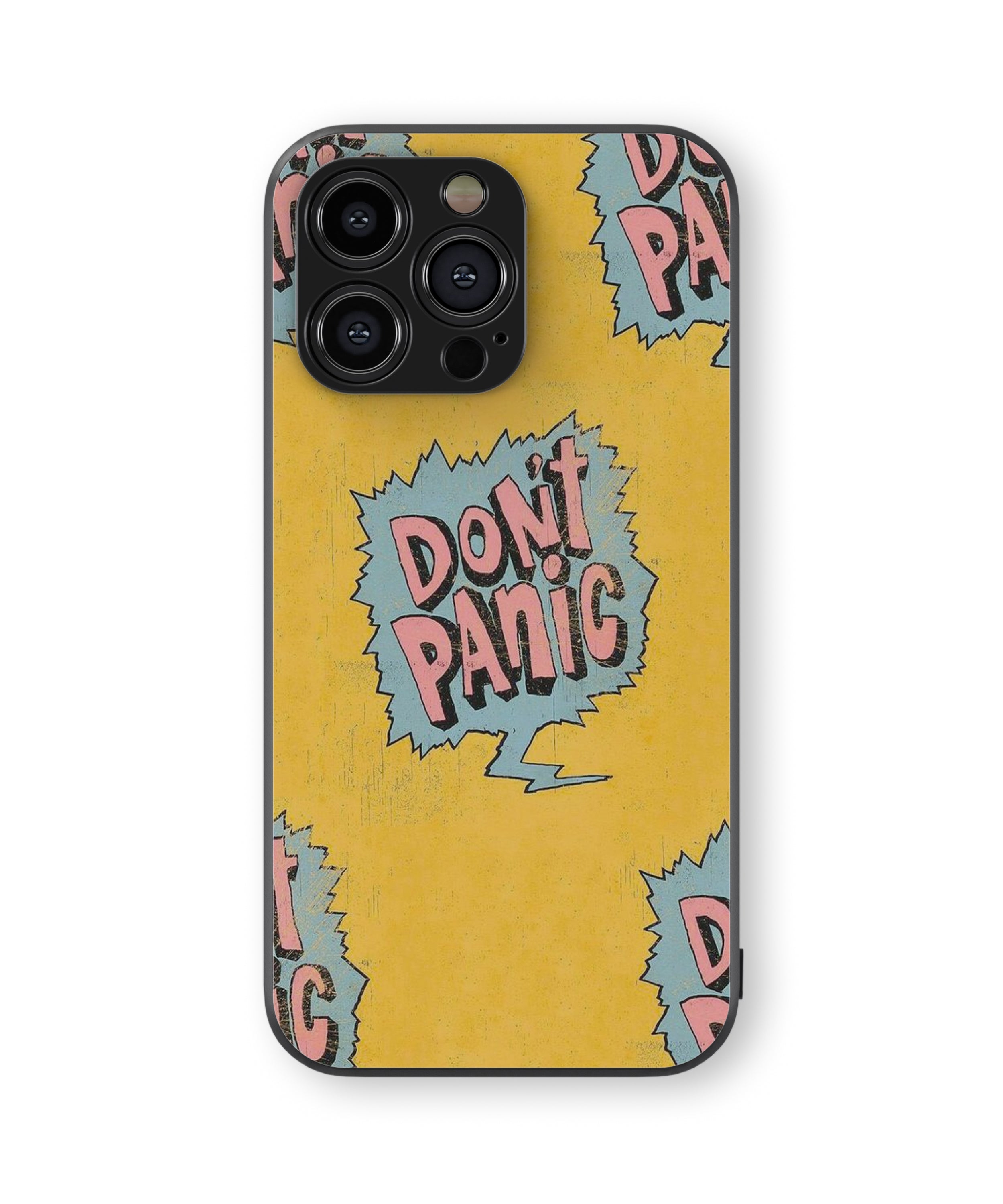 DON'T PANIC Hybrid Metal TPU Case