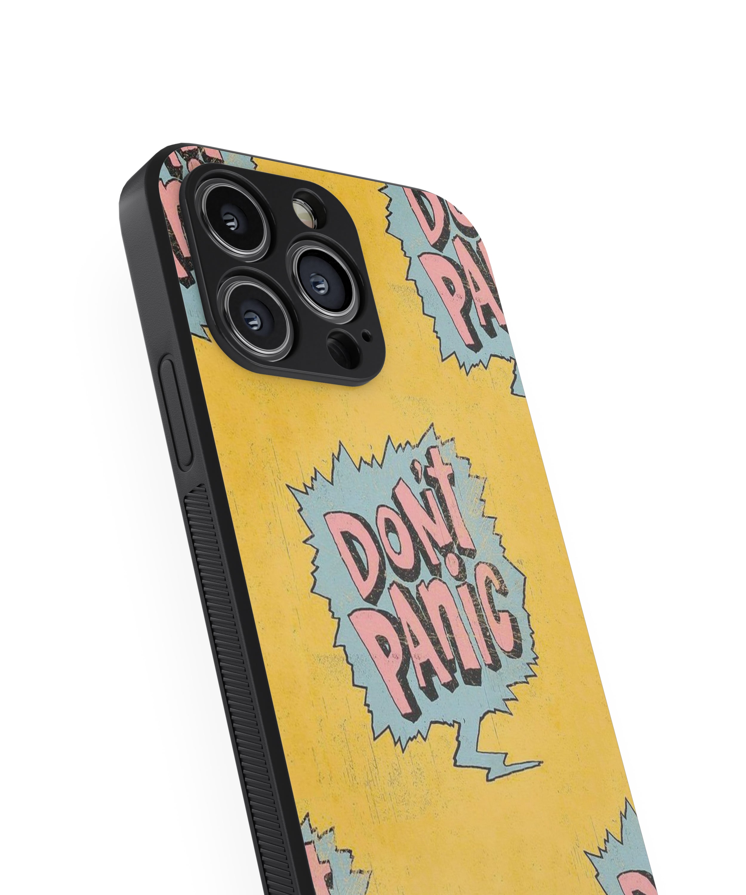 DON'T PANIC Hybrid Metal TPU Case